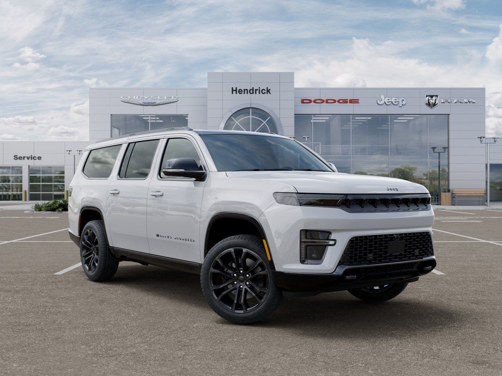 New 2026 Bright White Clear-Coat Exterior Paint Jeep Summit Reserve image 39