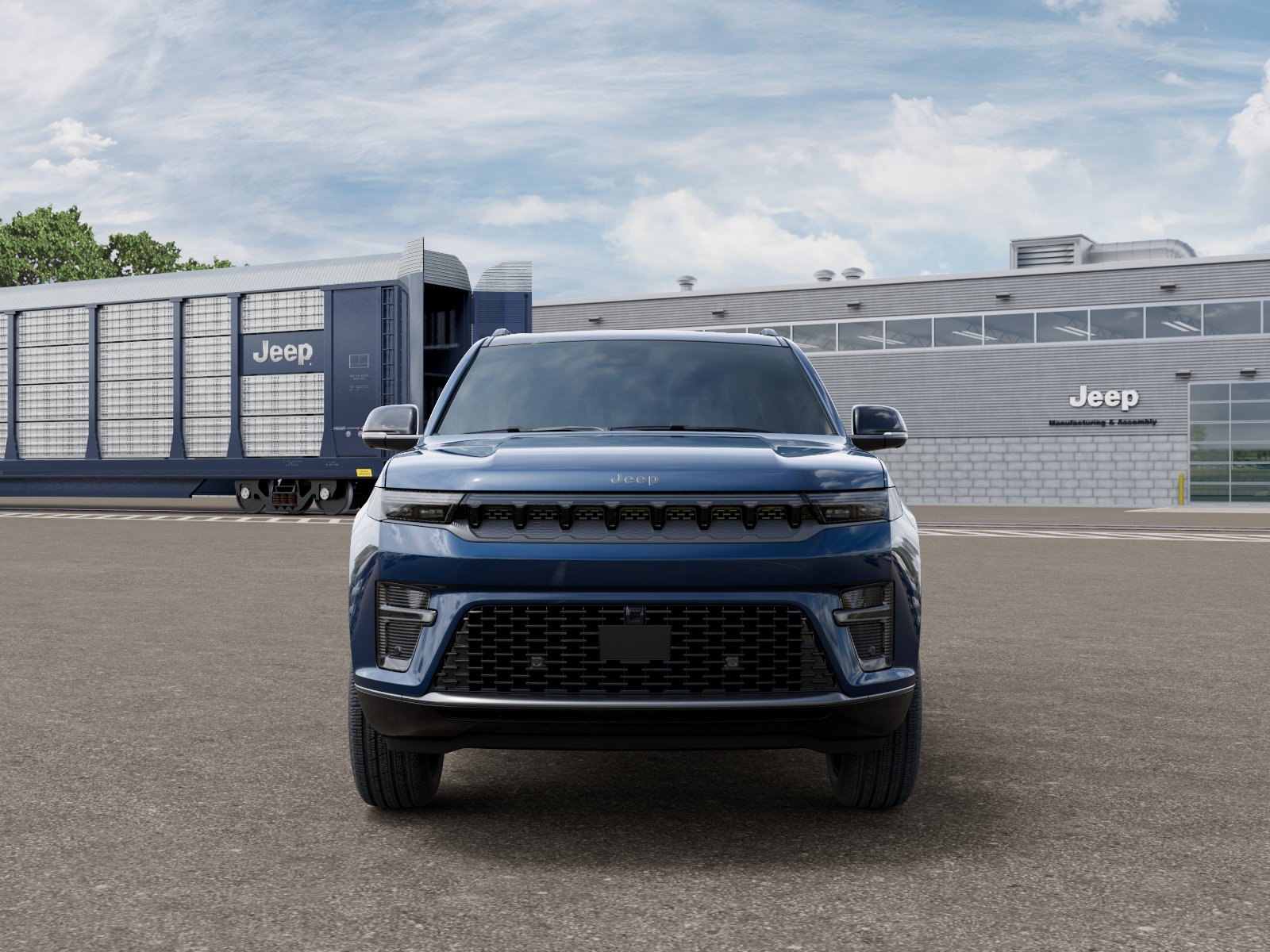 New 2026 Fathom Blue Pearl-Coat Exterior Paint (Late Availability) Jeep Grand Wagoneer image 6