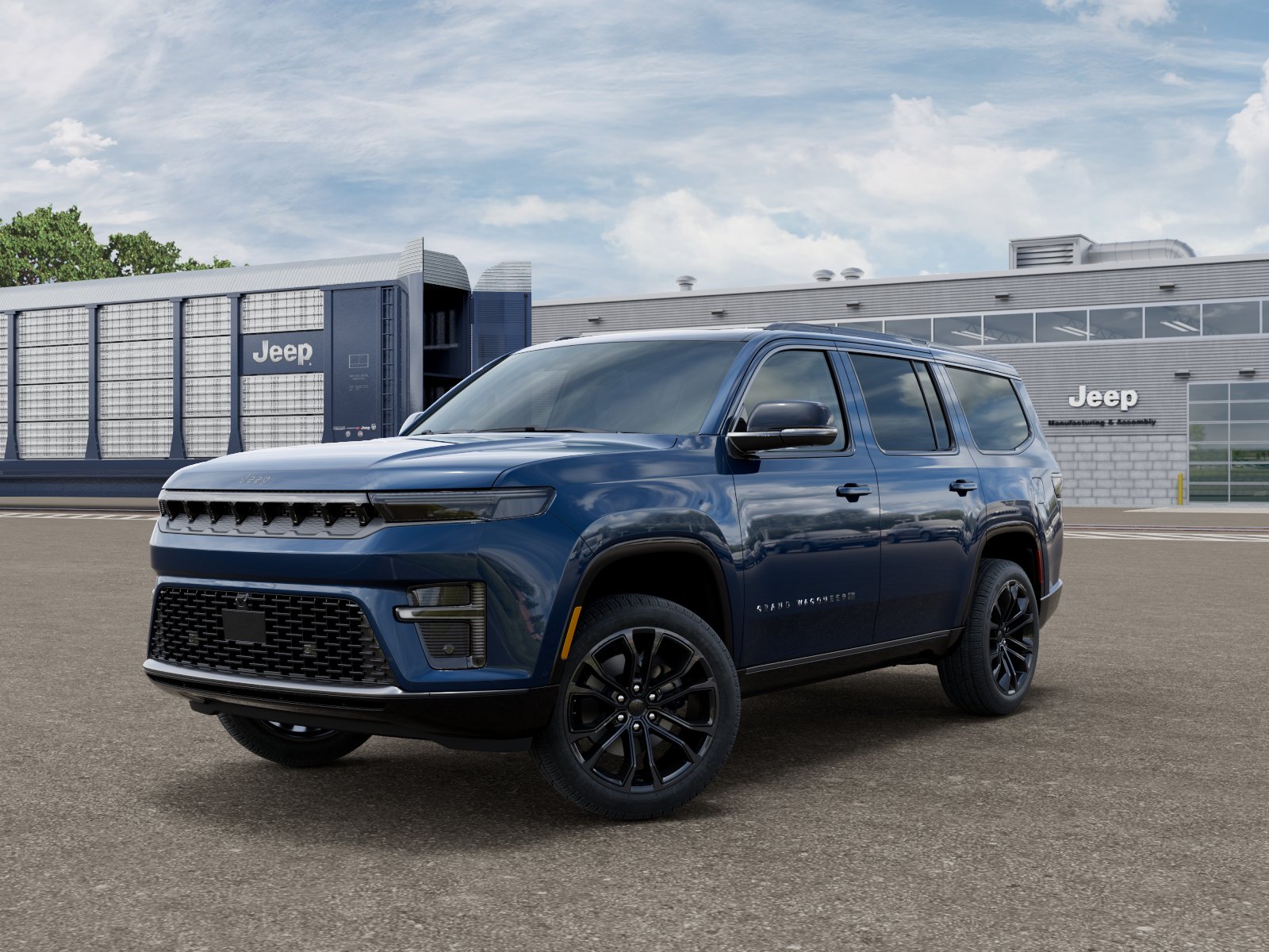 New 2026 Fathom Blue Pearl-Coat Exterior Paint (Late Availability) Jeep Grand Wagoneer image 2