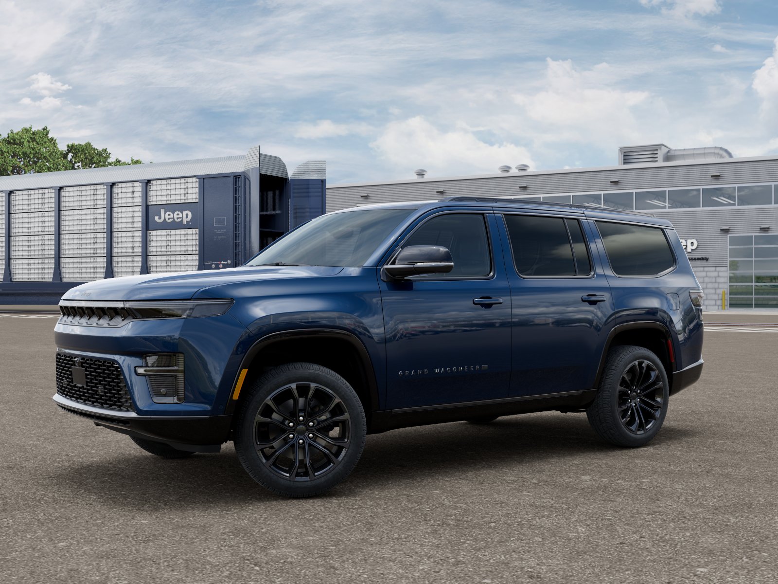 New 2026 Fathom Blue Pearl-Coat Exterior Paint (Late Availability) Jeep Grand Wagoneer image 3