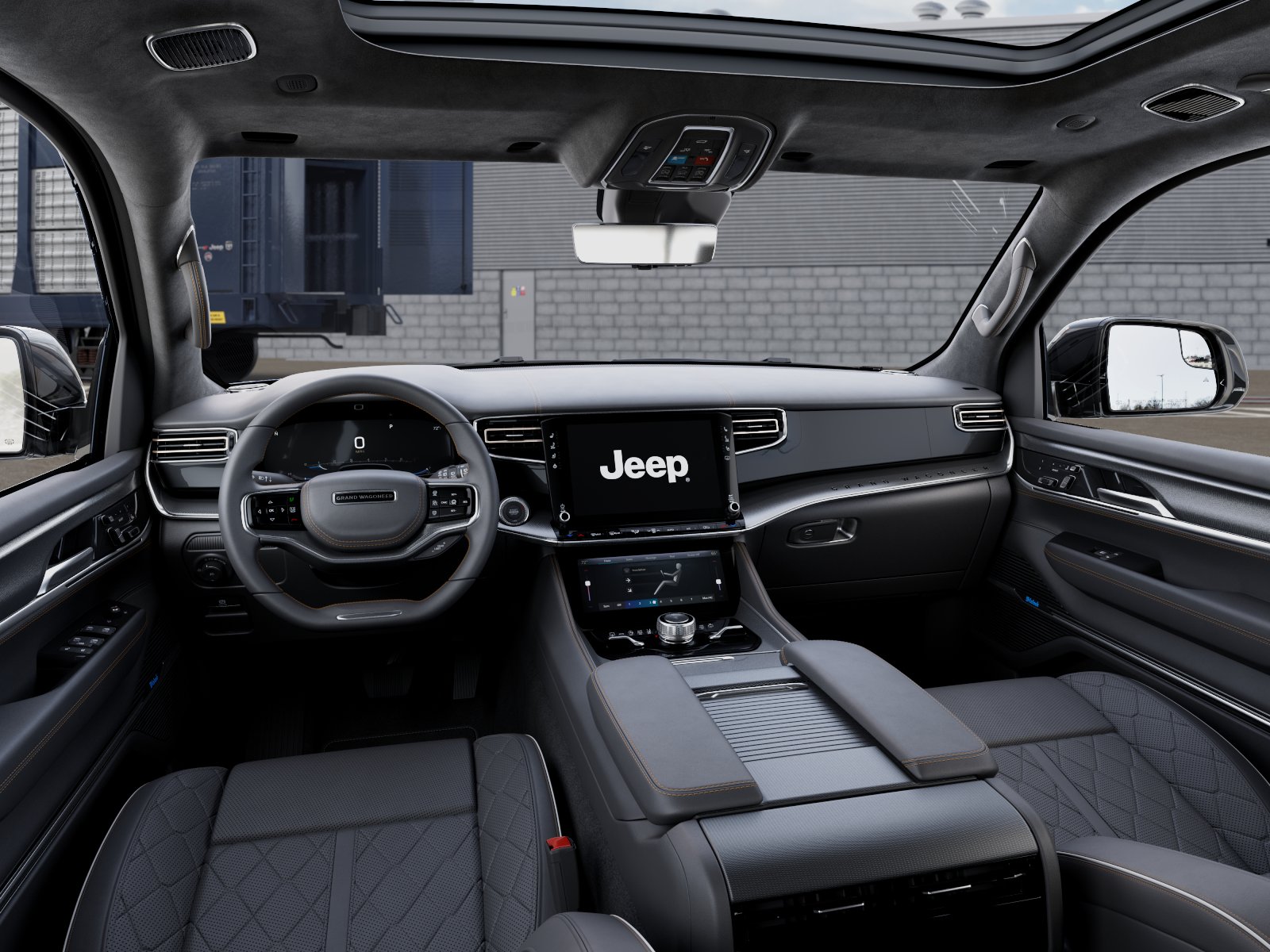 New 2026 Fathom Blue Pearl-Coat Exterior Paint (Late Availability) Jeep Grand Wagoneer image 14