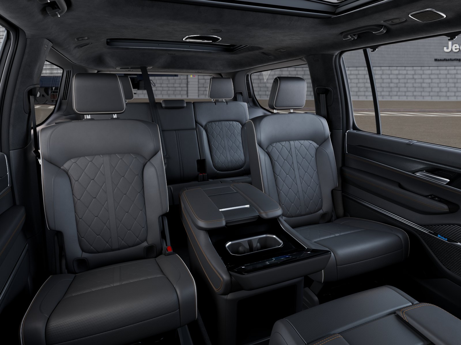 New 2026 Fathom Blue Pearl-Coat Exterior Paint (Late Availability) Jeep Grand Wagoneer image 15