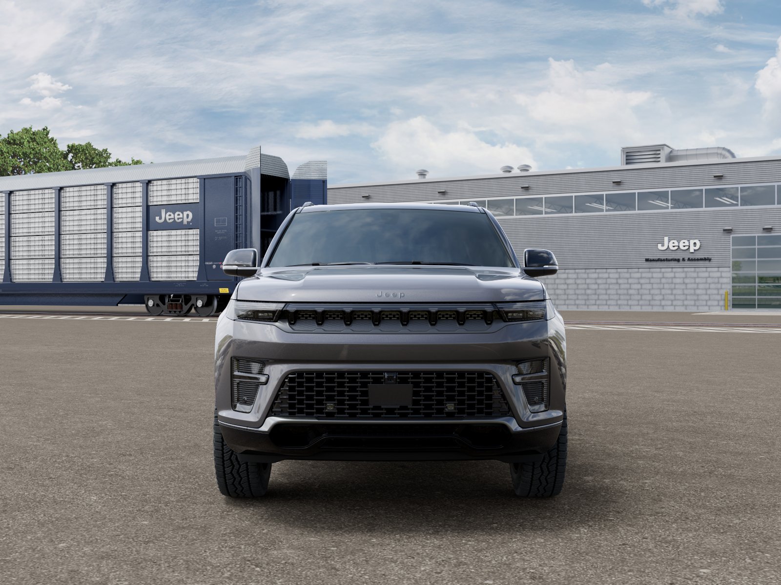 New 2026 Baltic-Gray Metallic Clear-Coat Exterior Paint Jeep Grand Wagoneer image 6