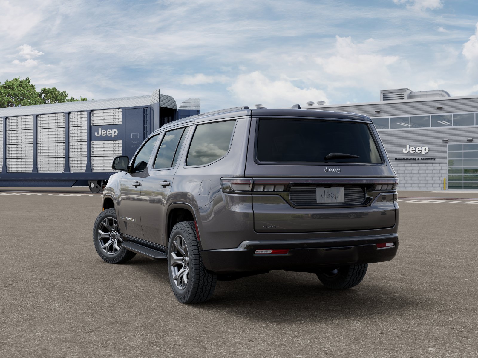 New 2026 Baltic-Gray Metallic Clear-Coat Exterior Paint Jeep Grand Wagoneer image 3