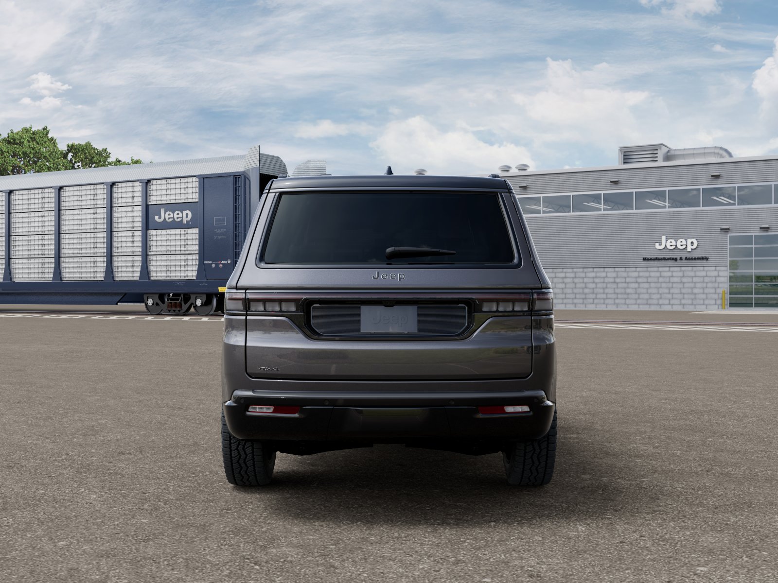 New 2026 Baltic-Gray Metallic Clear-Coat Exterior Paint Jeep Grand Wagoneer image 7