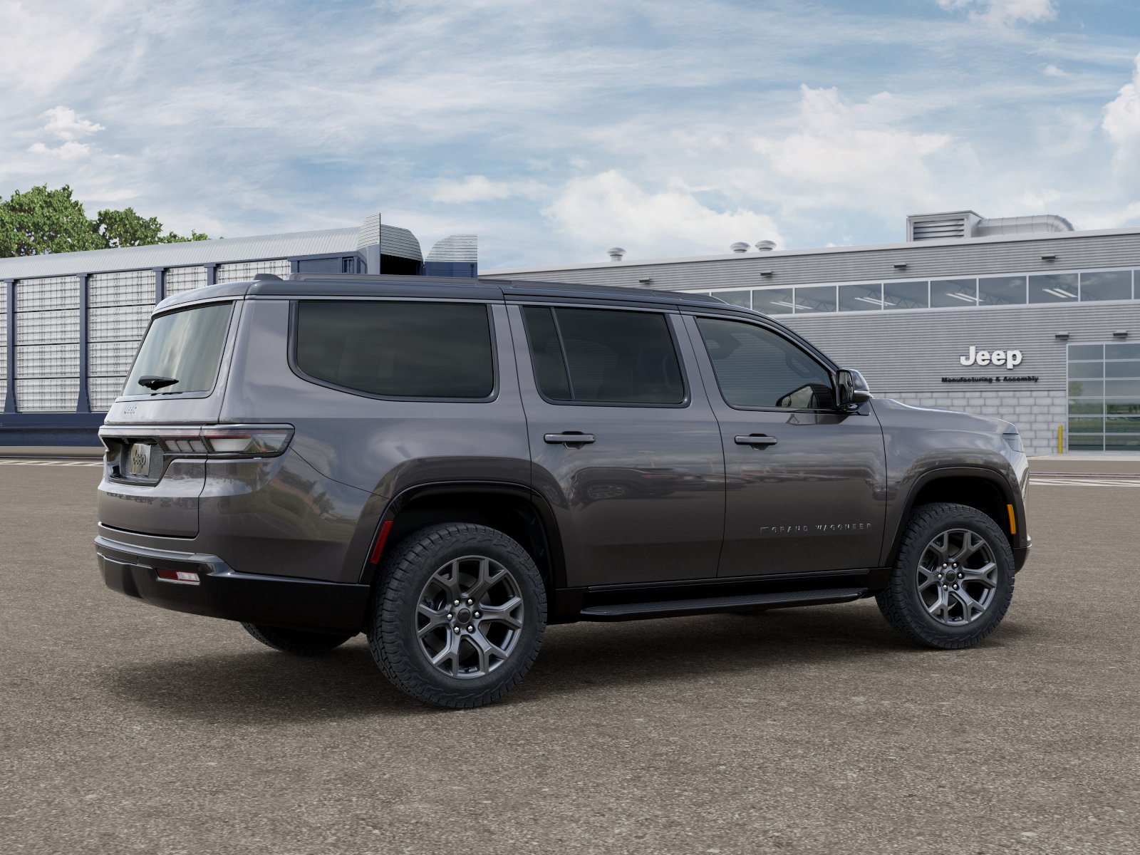 New 2026 Baltic-Gray Metallic Clear-Coat Exterior Paint Jeep Grand Wagoneer image 4