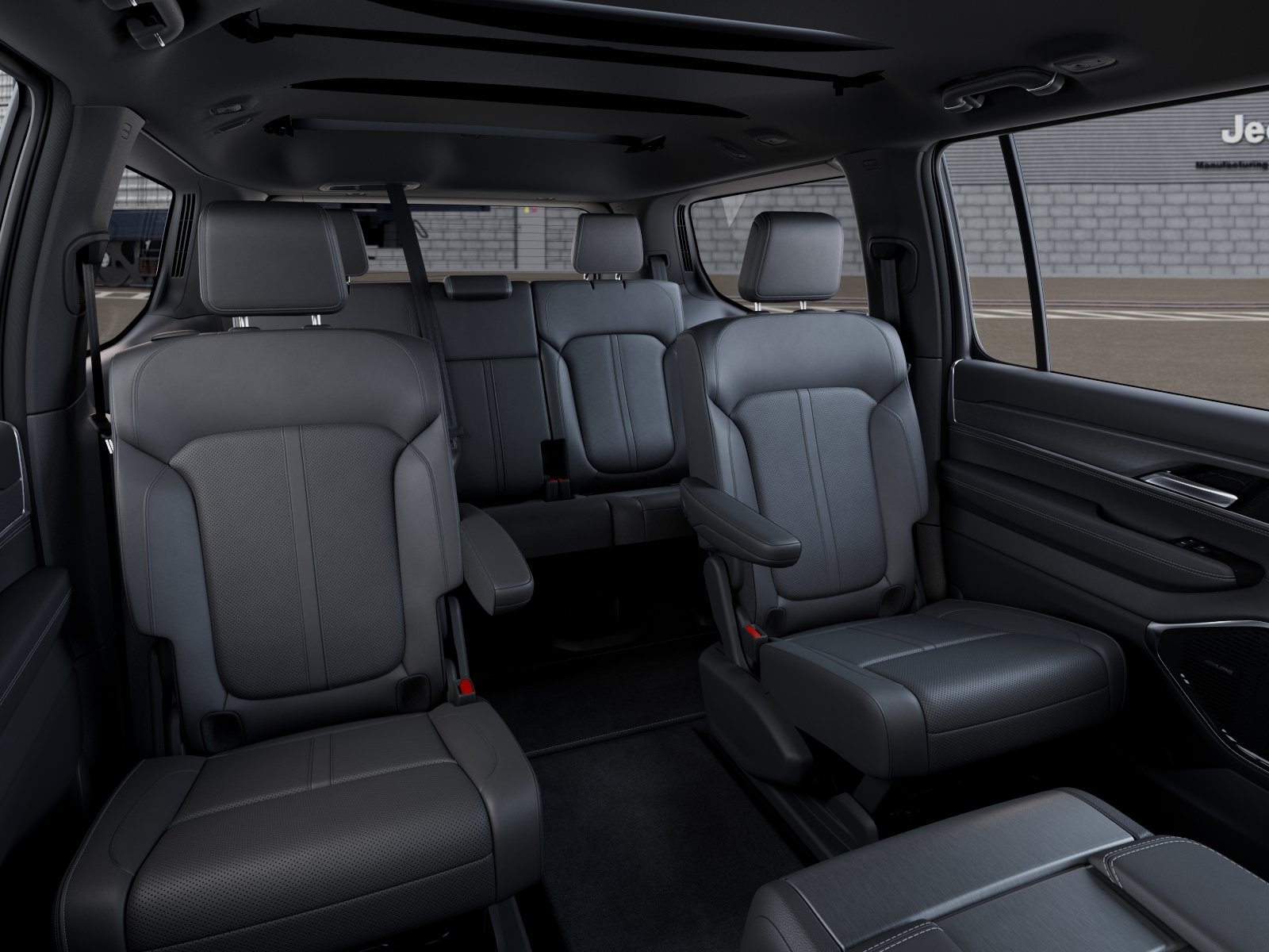 New 2026 Baltic-Gray Metallic Clear-Coat Exterior Paint Jeep Grand Wagoneer image 15