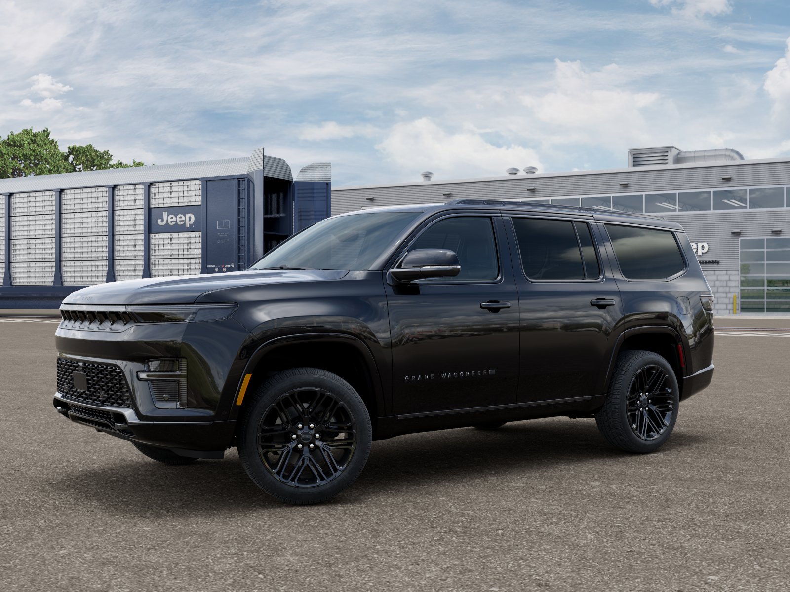 New 2026 High Gloss Black Exterior Pain Jeep GRAND WAGONEER LIMITED RESERVE image 2