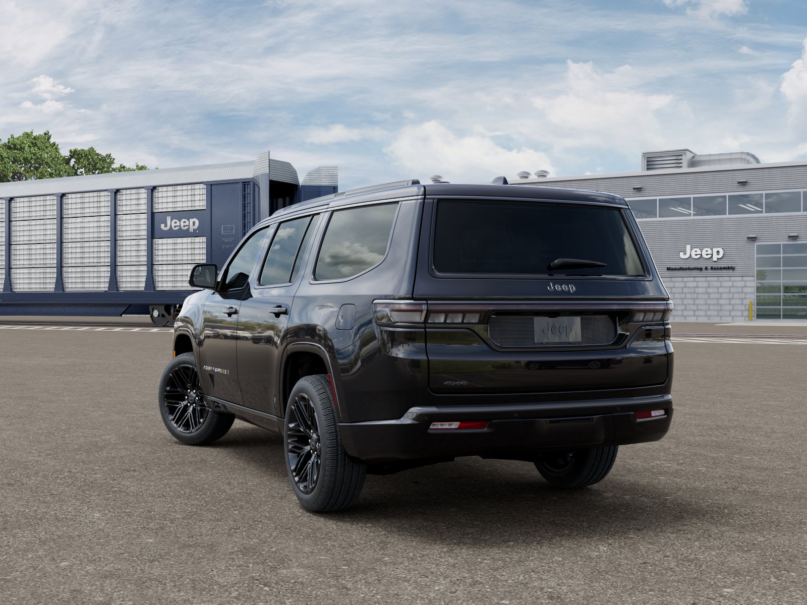 New 2026 High Gloss Black Exterior Pain Jeep GRAND WAGONEER LIMITED RESERVE image 3