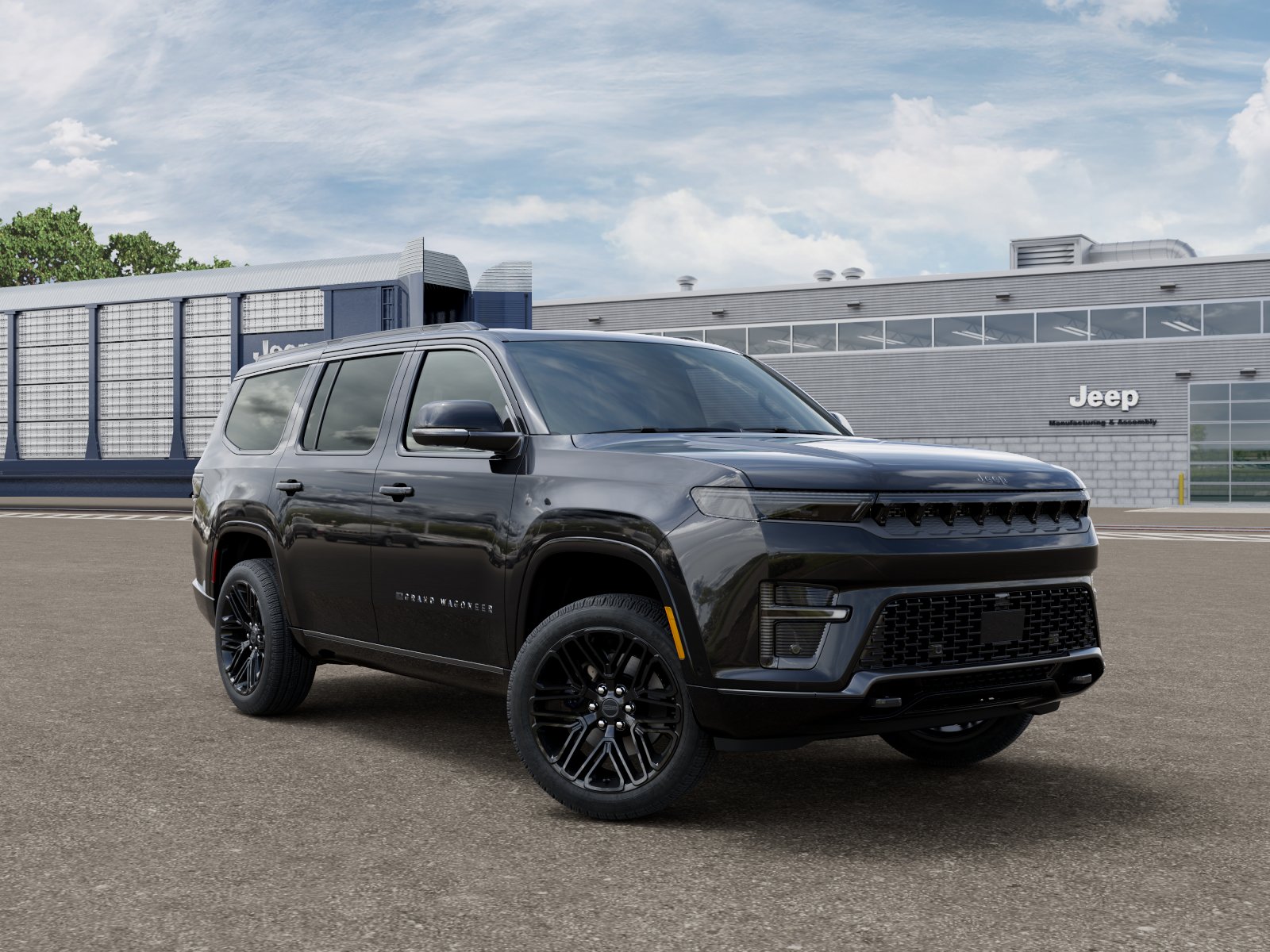 New 2026 High Gloss Black Exterior Pain Jeep GRAND WAGONEER LIMITED RESERVE image 5