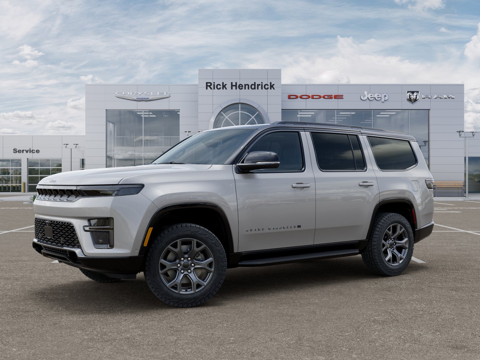 New 2026 Silver-Zynith Exterior Paint Jeep Grand Wagoneer image 3