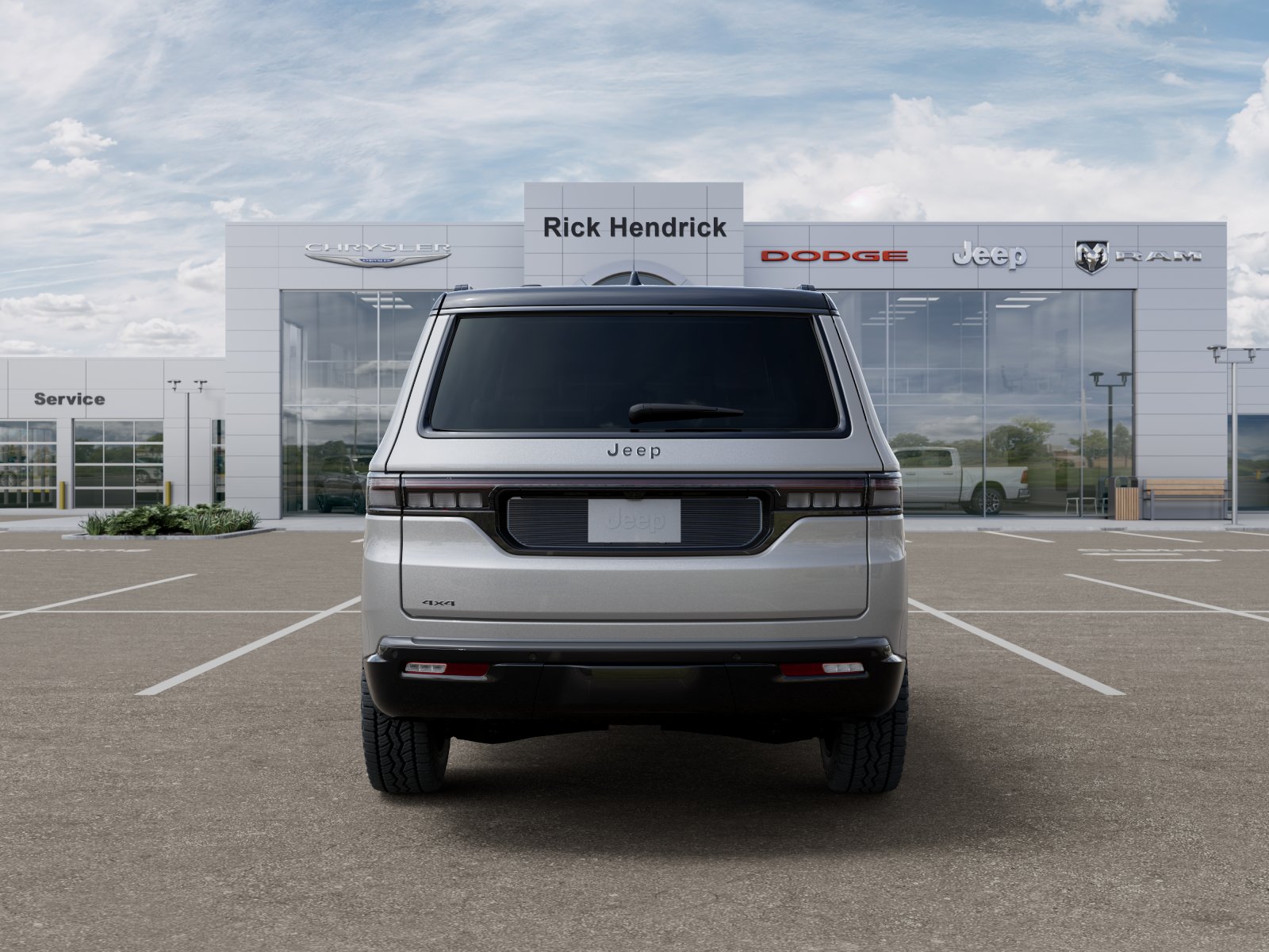 New 2026 Silver-Zynith Exterior Paint Jeep Grand Wagoneer image 7