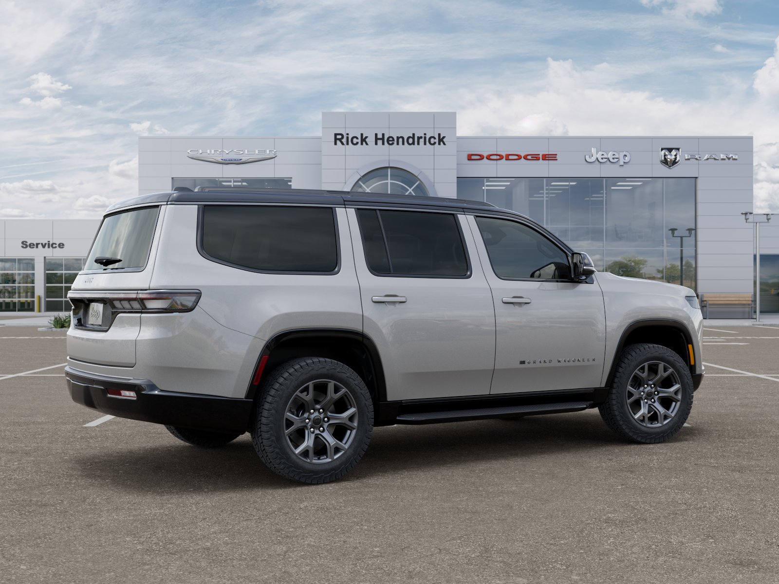 New 2026 Silver-Zynith Exterior Paint Jeep Grand Wagoneer image 5