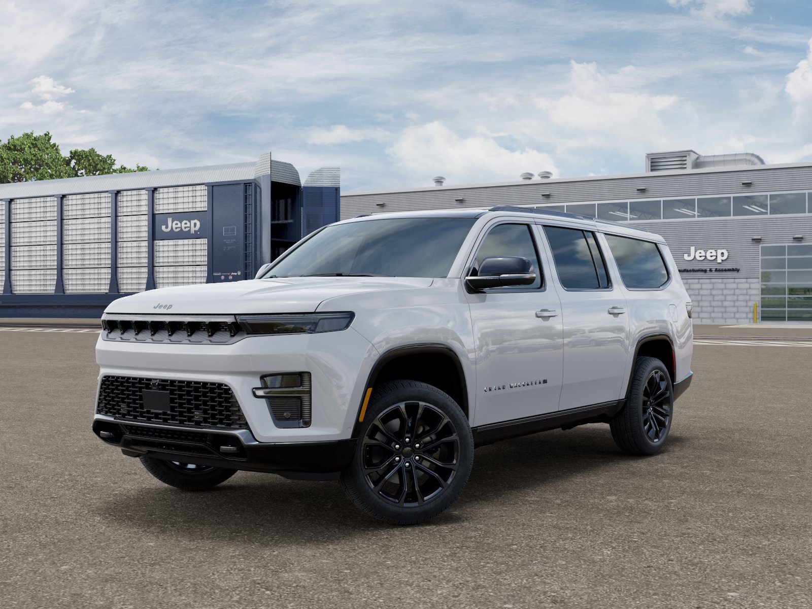 New 2026 Bright White Clear-Coat Exterior Paint Jeep Grand Wagoneer image 2