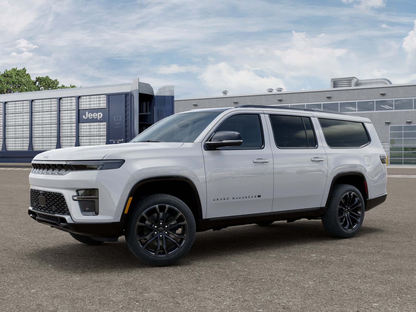 New 2026 Bright White Clear-Coat Exterior Paint Jeep Grand Wagoneer image 3
