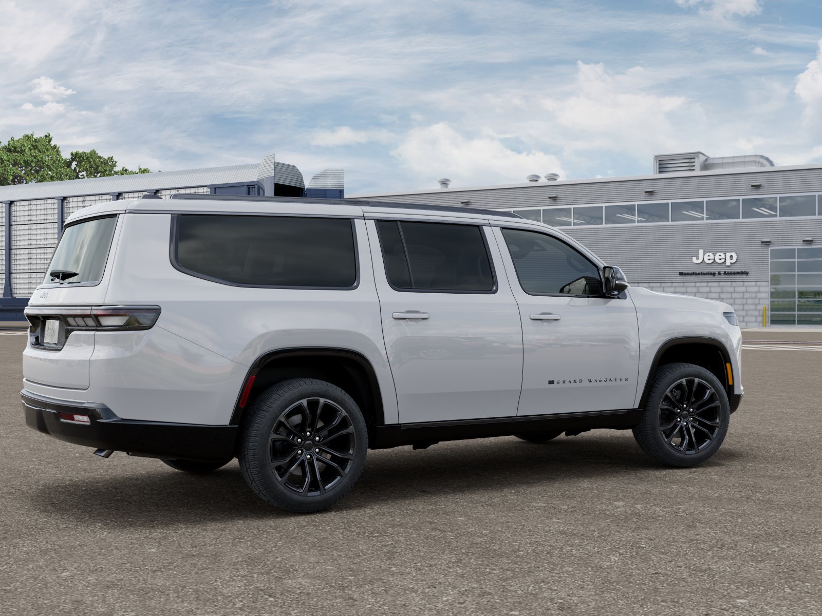 New 2026 Bright White Clear-Coat Exterior Paint Jeep Grand Wagoneer image 5