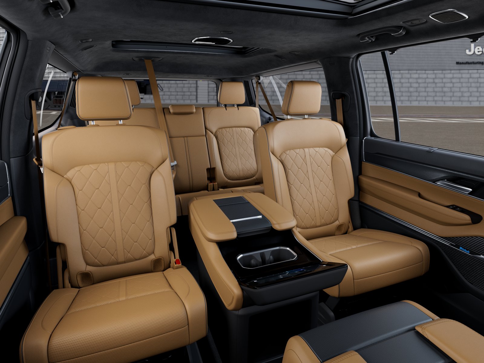 New 2026 Bright White Clear-Coat Exterior Paint Jeep Grand Wagoneer image 15
