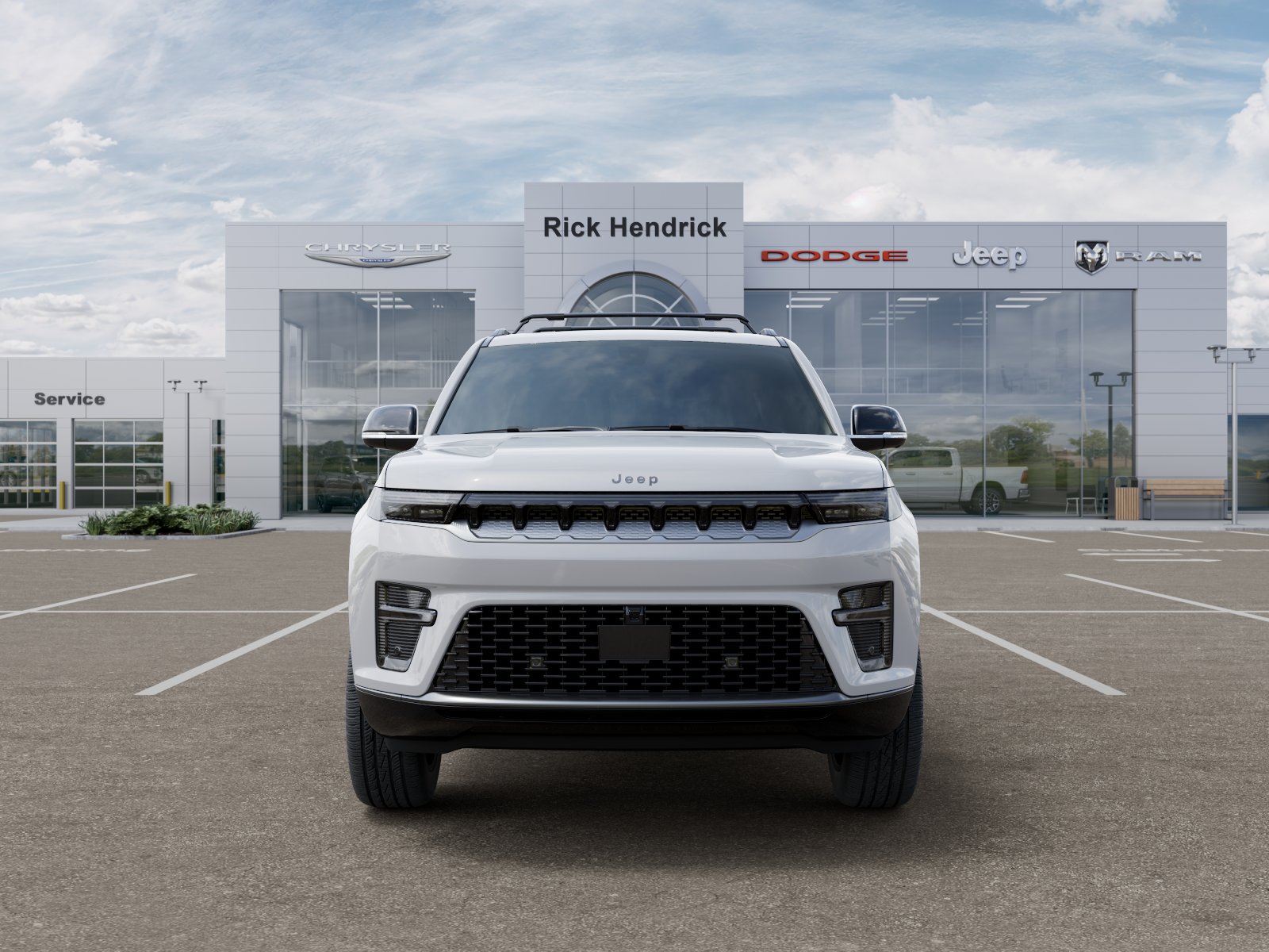 New 2026 Bright White Clear-Coat Exterior Paint Jeep  image 43