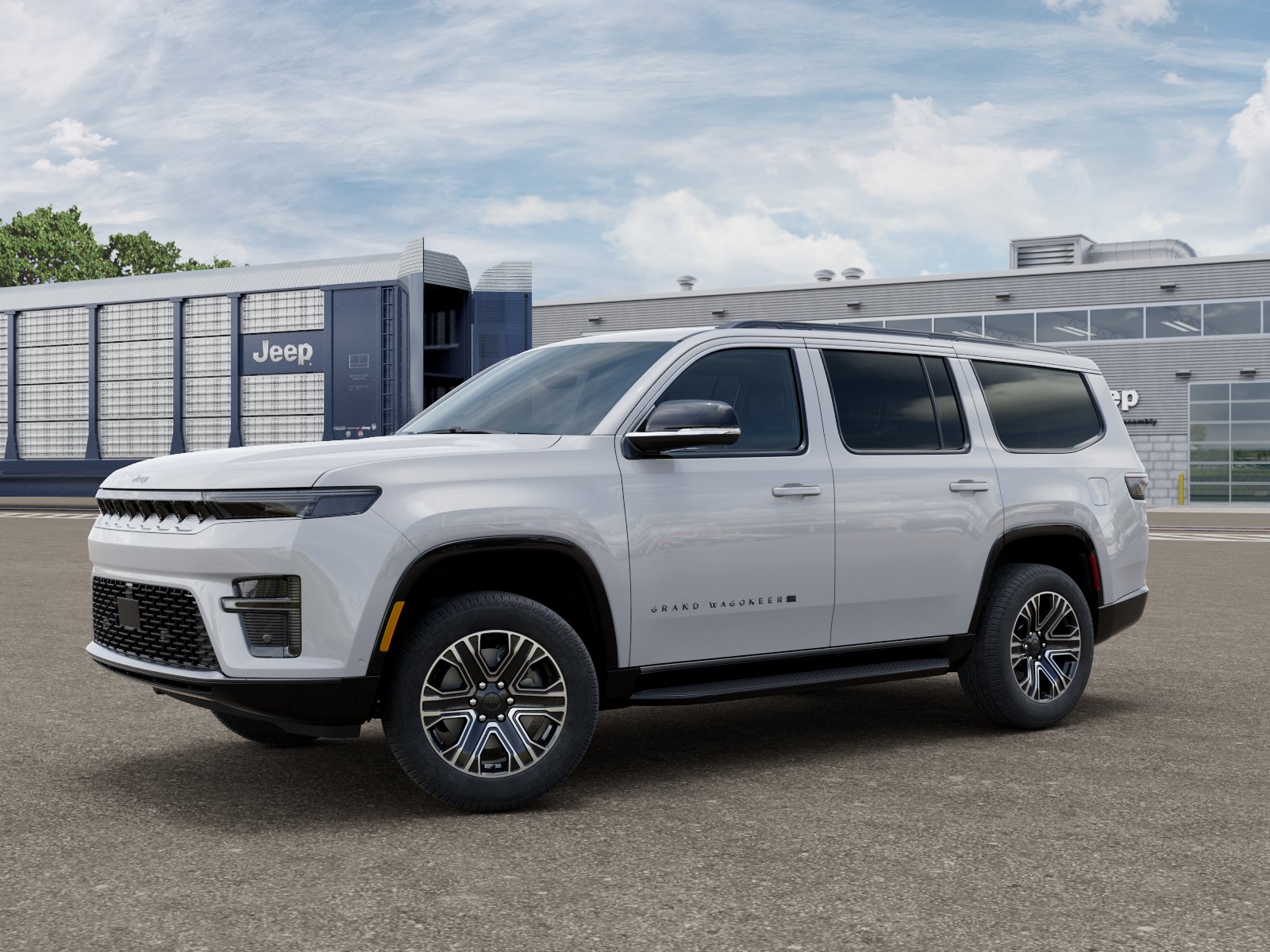 New 2026 Bright White Clear-Coat Exterior Paint Jeep Grand Wagoneer image 2