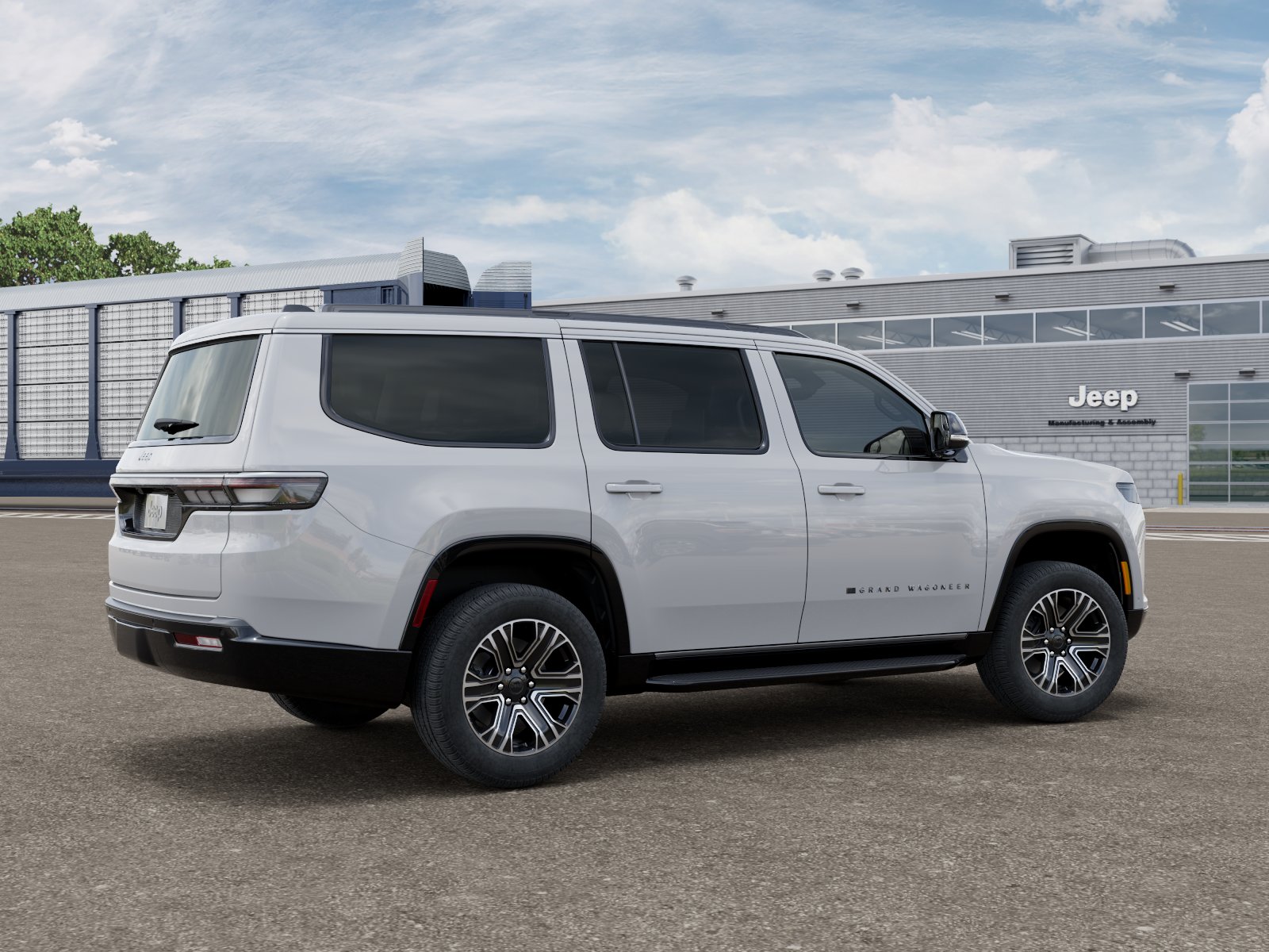 New 2026 Bright White Clear-Coat Exterior Paint Jeep Grand Wagoneer image 4