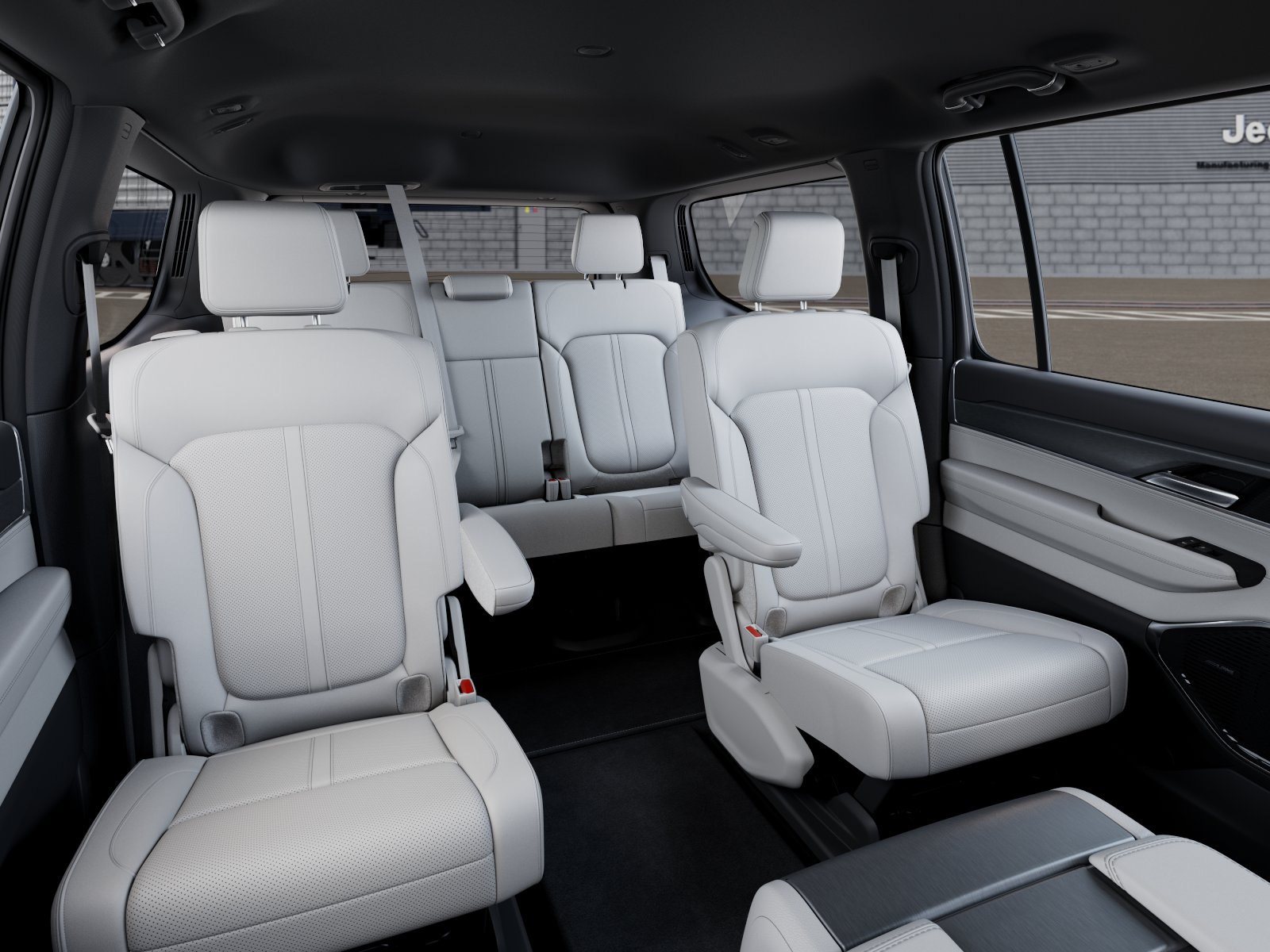 New 2026 Bright White Clear-Coat Exterior Paint Jeep Grand Wagoneer image 15