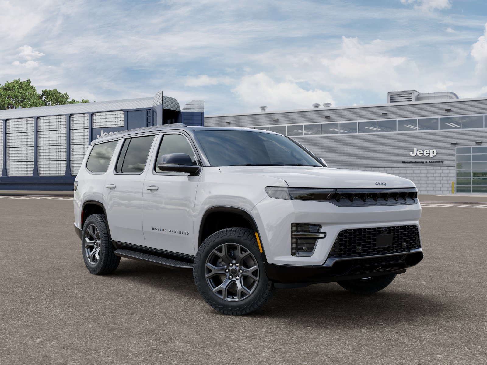 New 2026 Bright White Clear-Coat Exterior Paint Jeep Upland image 3