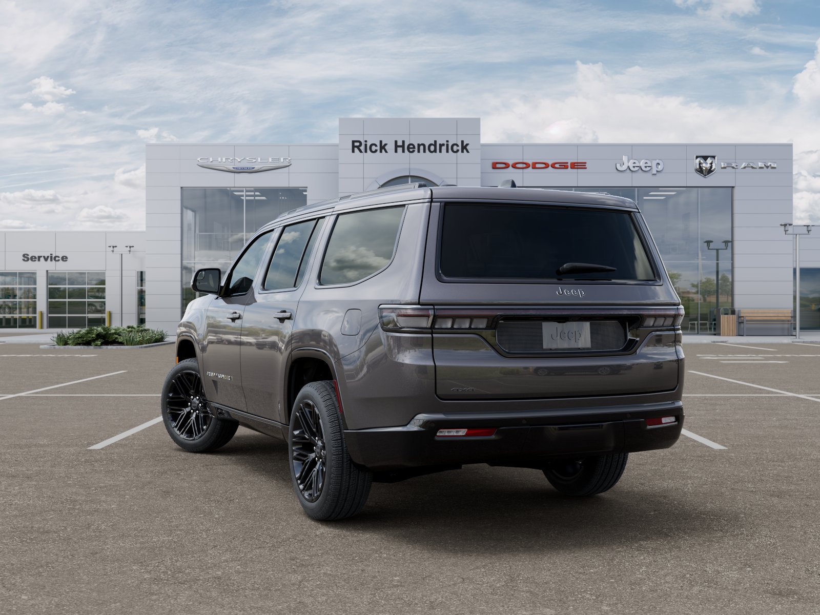 New 2026 Baltic-Gray Metallic Clear-Coat Exterior Paint Jeep Limited Reserve image 3