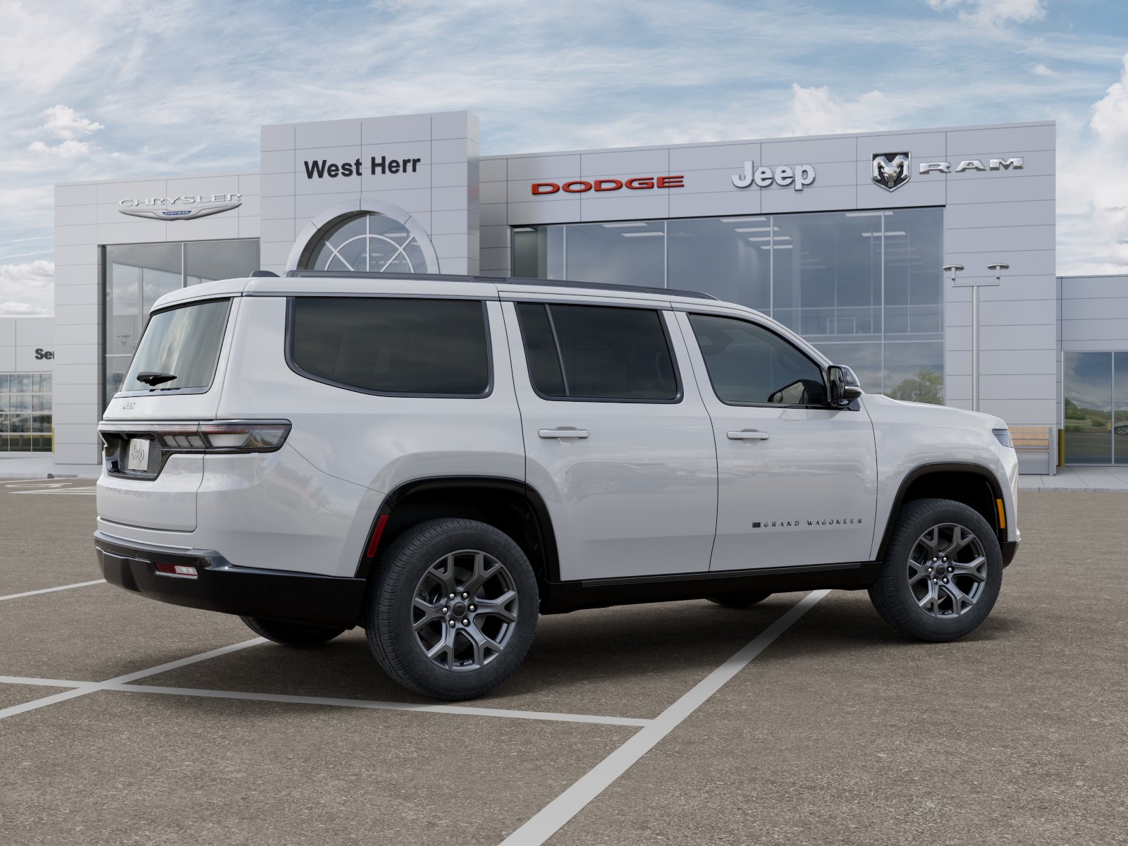 New 2026 Bright White Clear-Coat Exteri Jeep GRAND WAGONEER LIMITED ALTITUD image 4