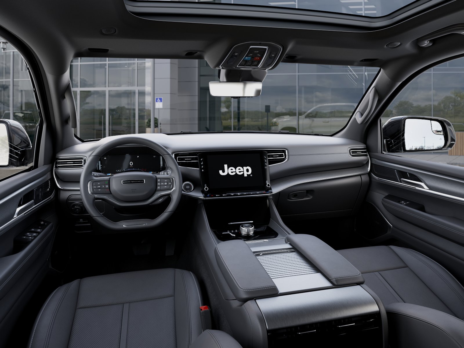New 2026 Bright White Clear-Coat Exteri Jeep GRAND WAGONEER LIMITED ALTITUD image 14