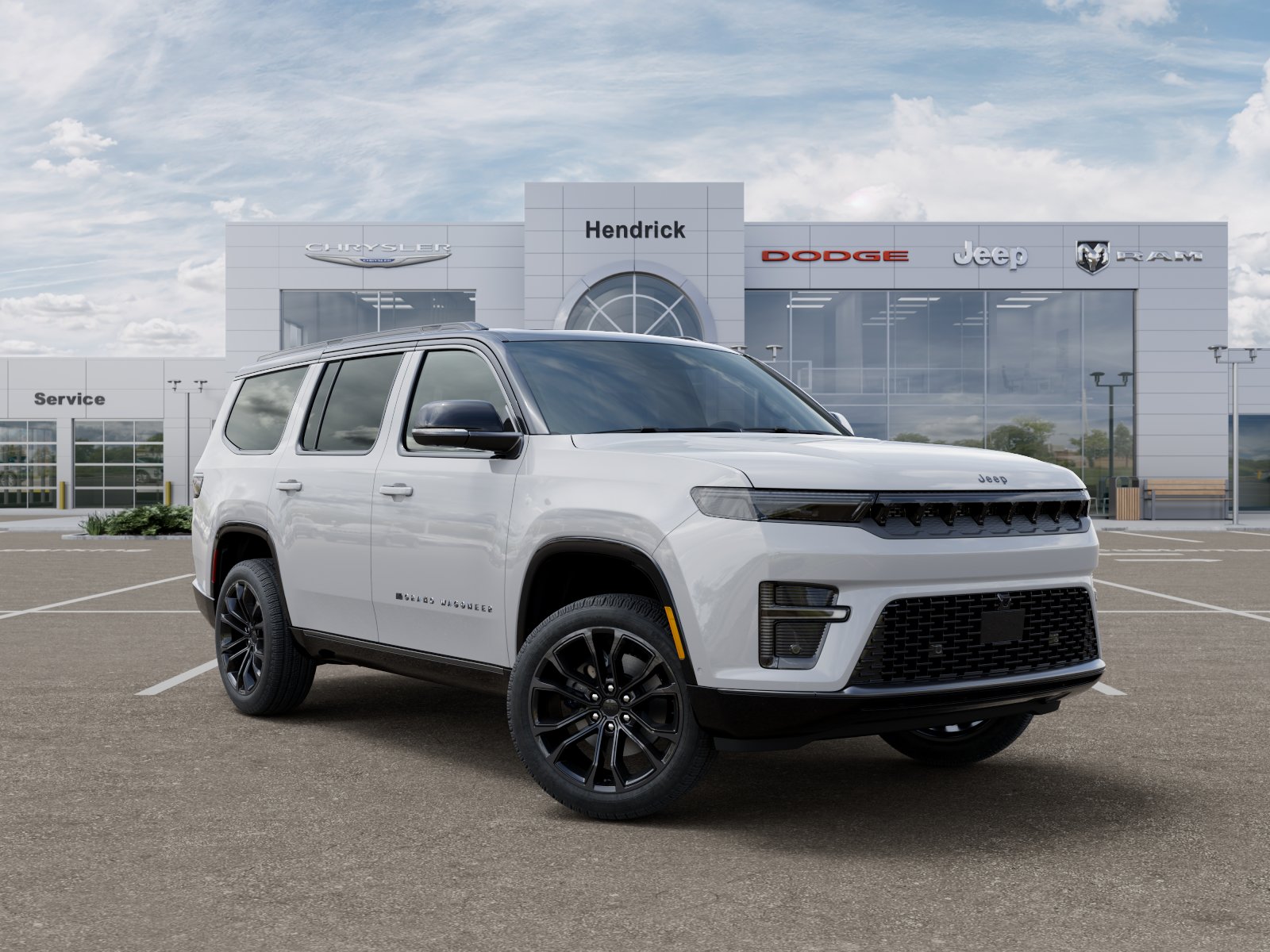 New 2026 Bright White Clear-Coat Exterior Paint Jeep Summit Obsidian image 38