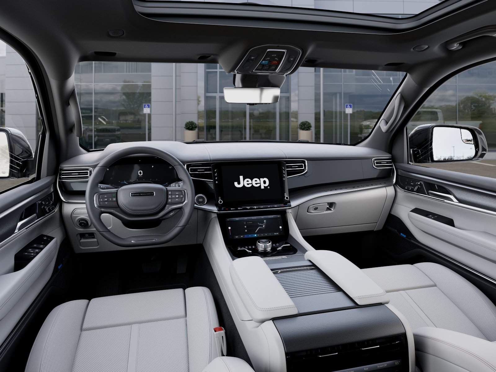 New 2026 Bright White Clear-Coat Exterior Paint Jeep Summit Obsidian image 51