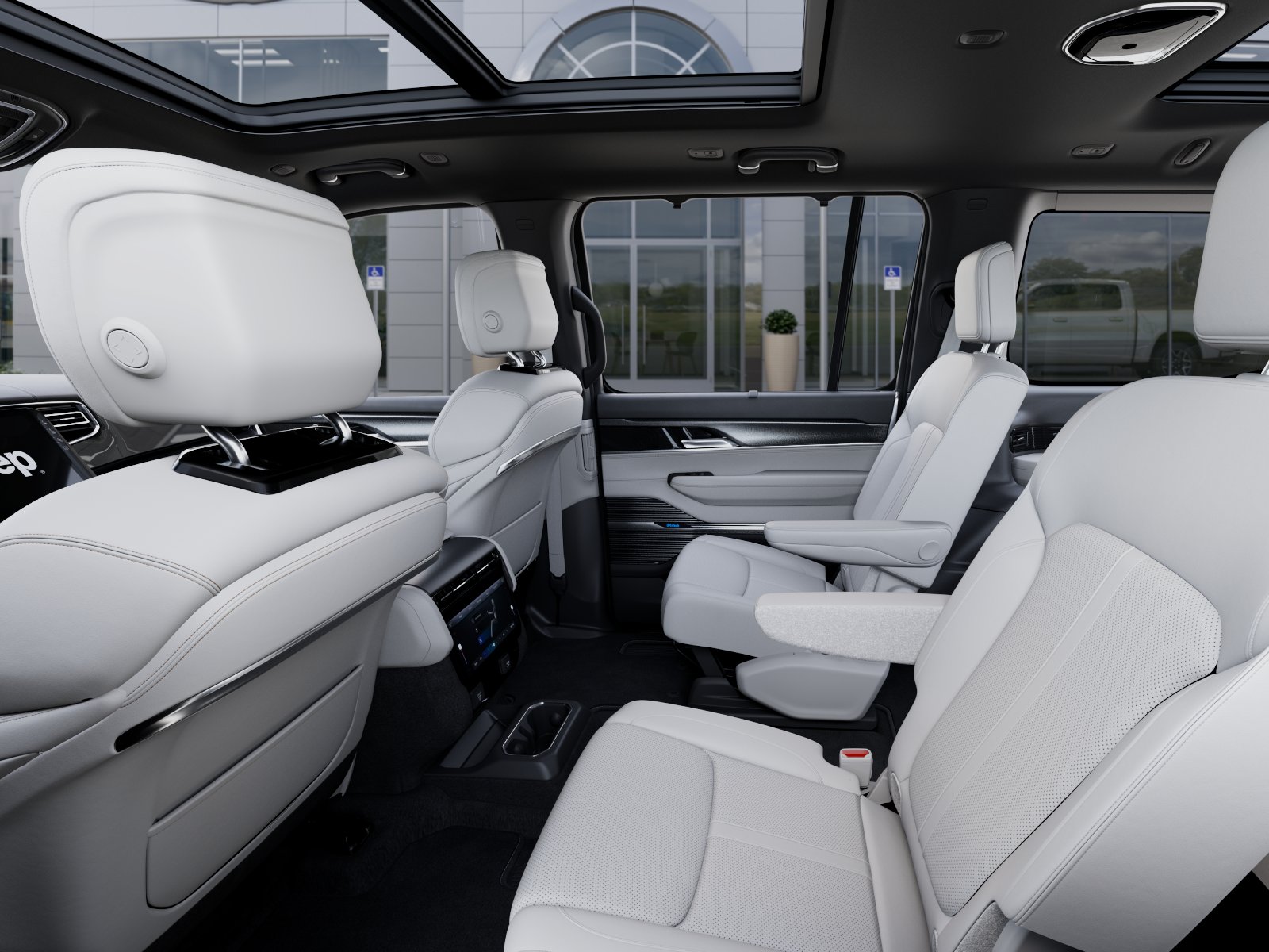 New 2026 Bright White Clear-Coat Exterior Paint Jeep Summit Obsidian image 60