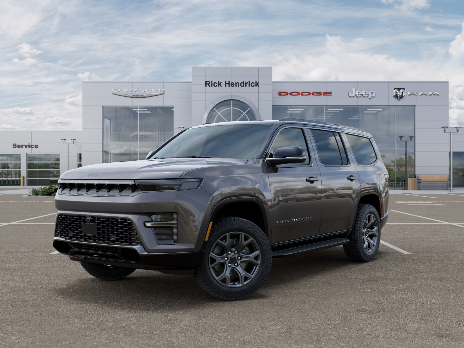 New 2026 Baltic-Gray Metallic Clear-Coat Exterior Paint Jeep Grand Wagoneer image 2