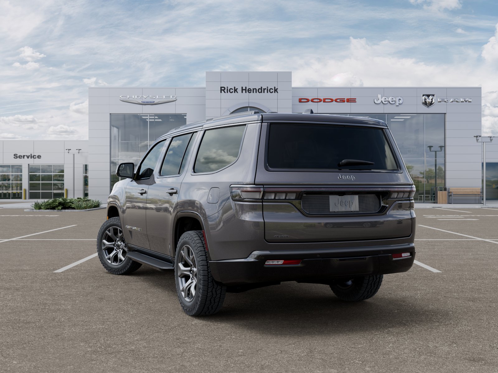 New 2026 Baltic-Gray Metallic Clear-Coat Exterior Paint Jeep Grand Wagoneer image 4