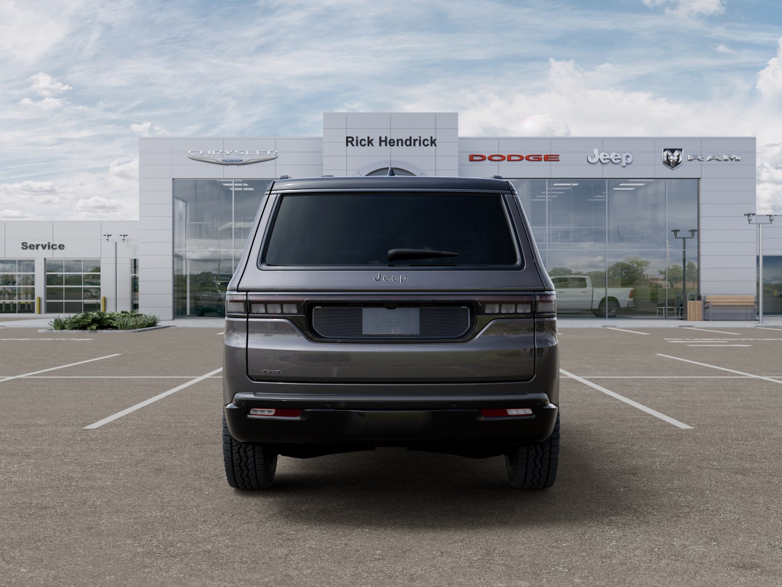 New 2026 Baltic-Gray Metallic Clear-Coat Exterior Paint Jeep Grand Wagoneer image 7