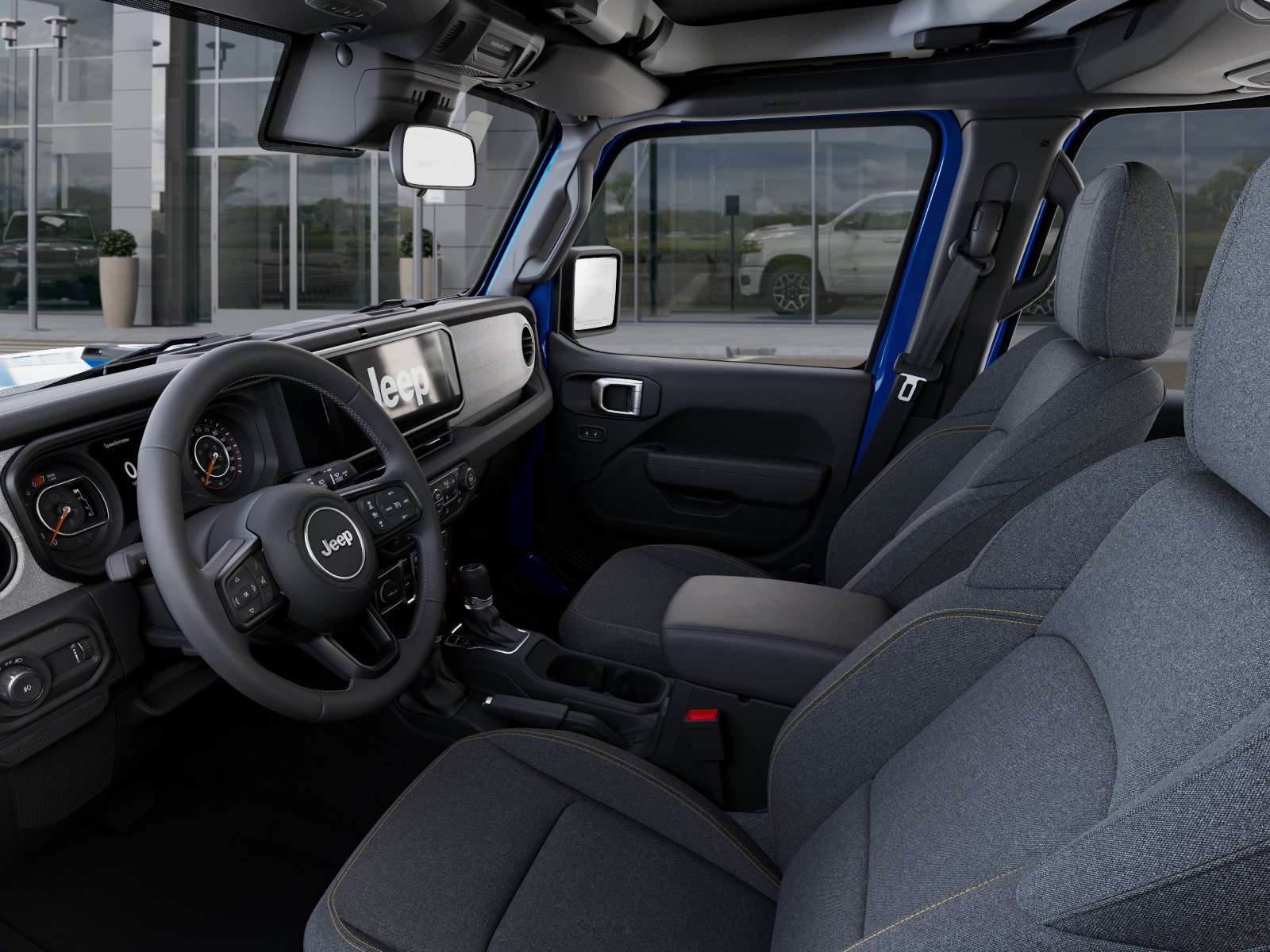 New 2026 Hydro Blue Pearl-Coat Exterior Paint Jeep Sport S image 22