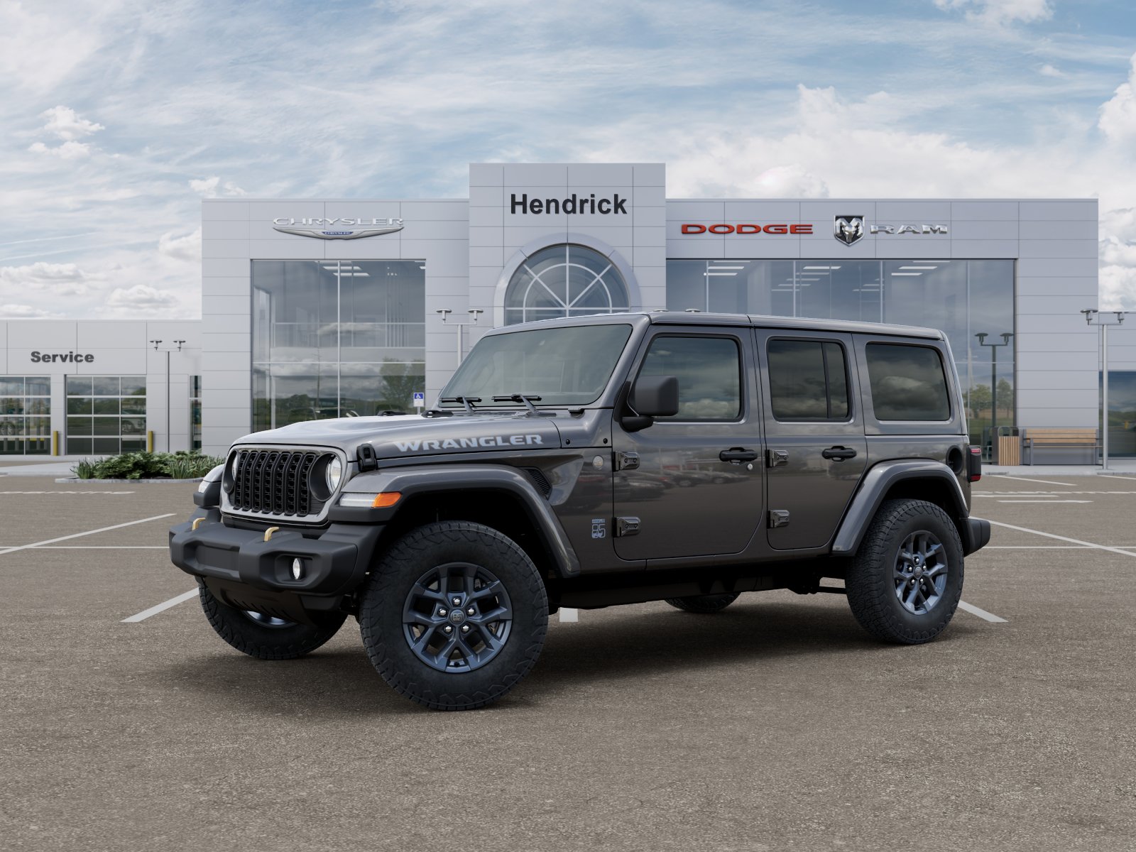 New 2026 Granite Crystal Metallic Clear-Coat Exterior Paint Jeep 85th Anniversary image 38