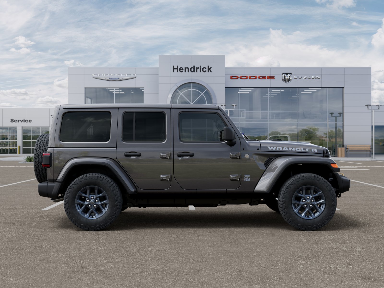 New 2026 Granite Crystal Metallic Clear-Coat Exterior Paint Jeep 85th Anniversary image 56