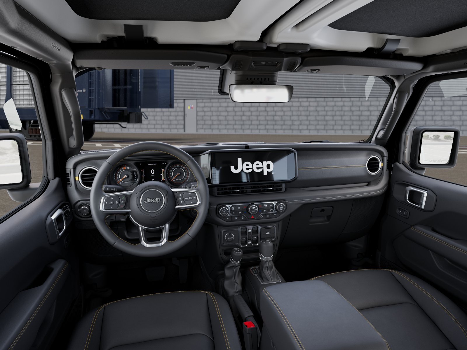 New 2026 Black Clear-Coat Exterior Paint Jeep Sahara image 14