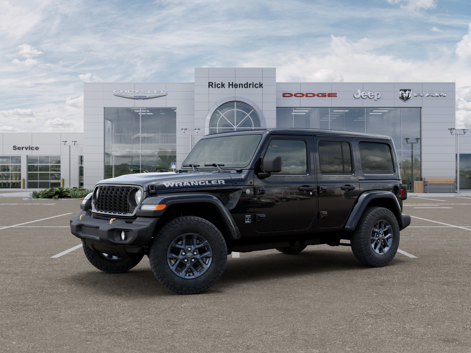 New 2026 Black Clear-Coat Exterior Paint Jeep 85th Anniversary image 45