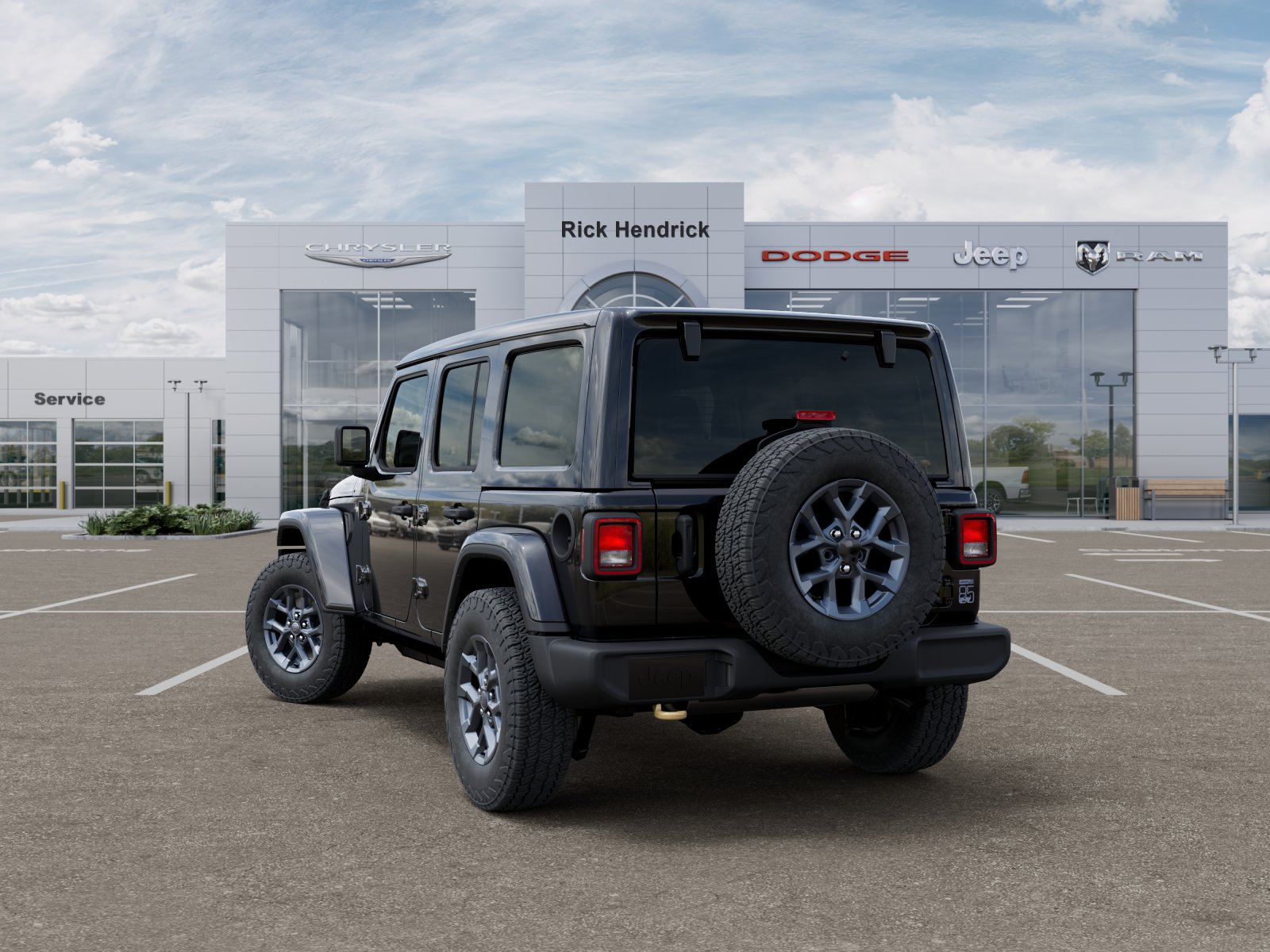 New 2026 Black Clear-Coat Exterior Paint Jeep 85th Anniversary image 46