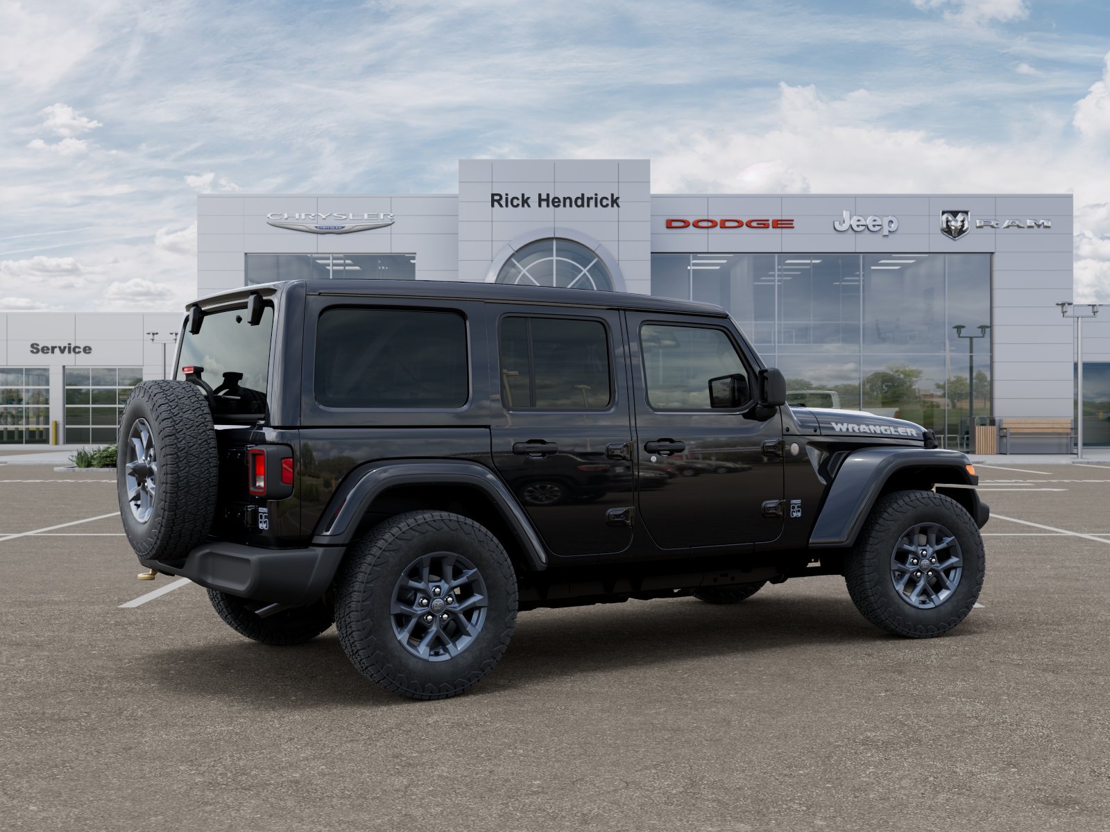 New 2026 Black Clear-Coat Exterior Paint Jeep 85th Anniversary image 47