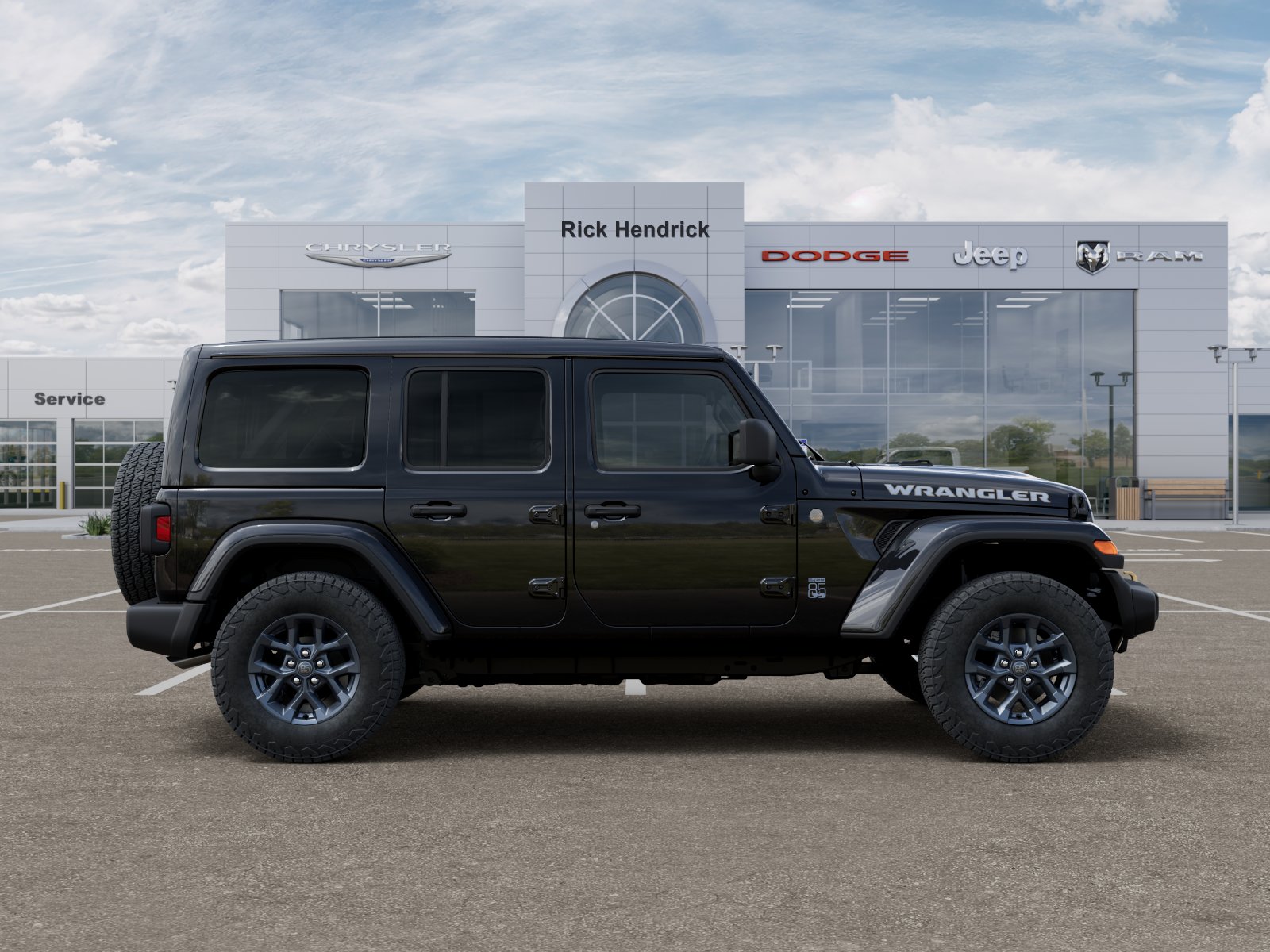 New 2026 Black Clear-Coat Exterior Paint Jeep 85th Anniversary image 63