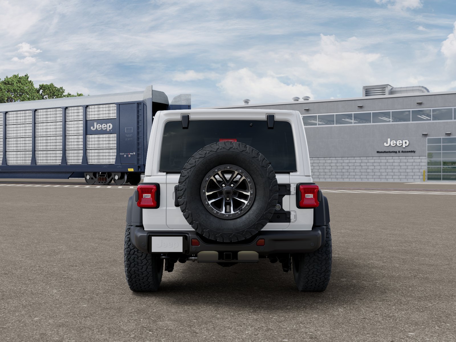 New 2026 Bright White Clear-Coat Exterior Paint Jeep Rubicon 392 image 7