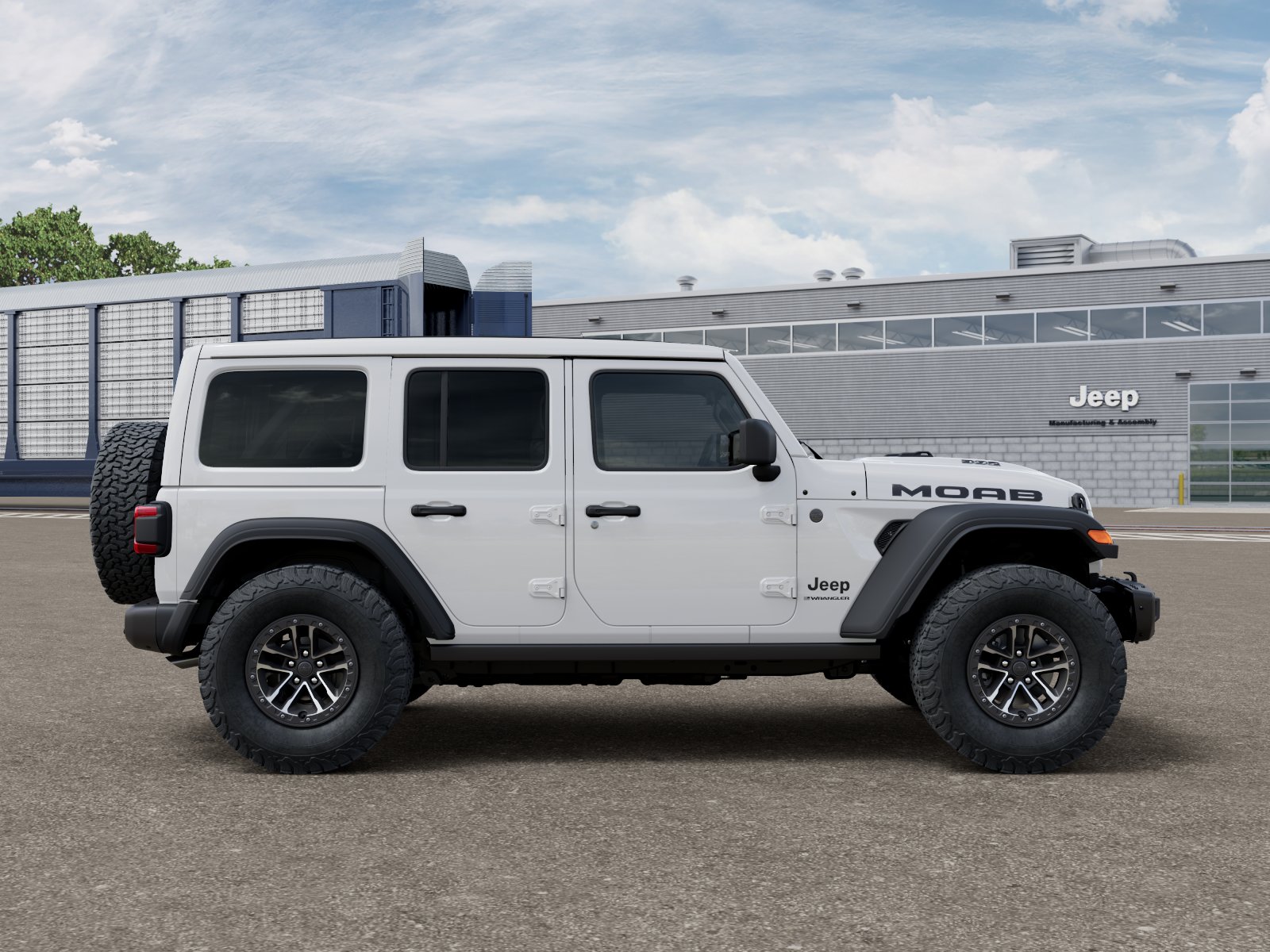 New 2026 Bright White Clear-Coat Exterior Paint Jeep Rubicon 392 image 21