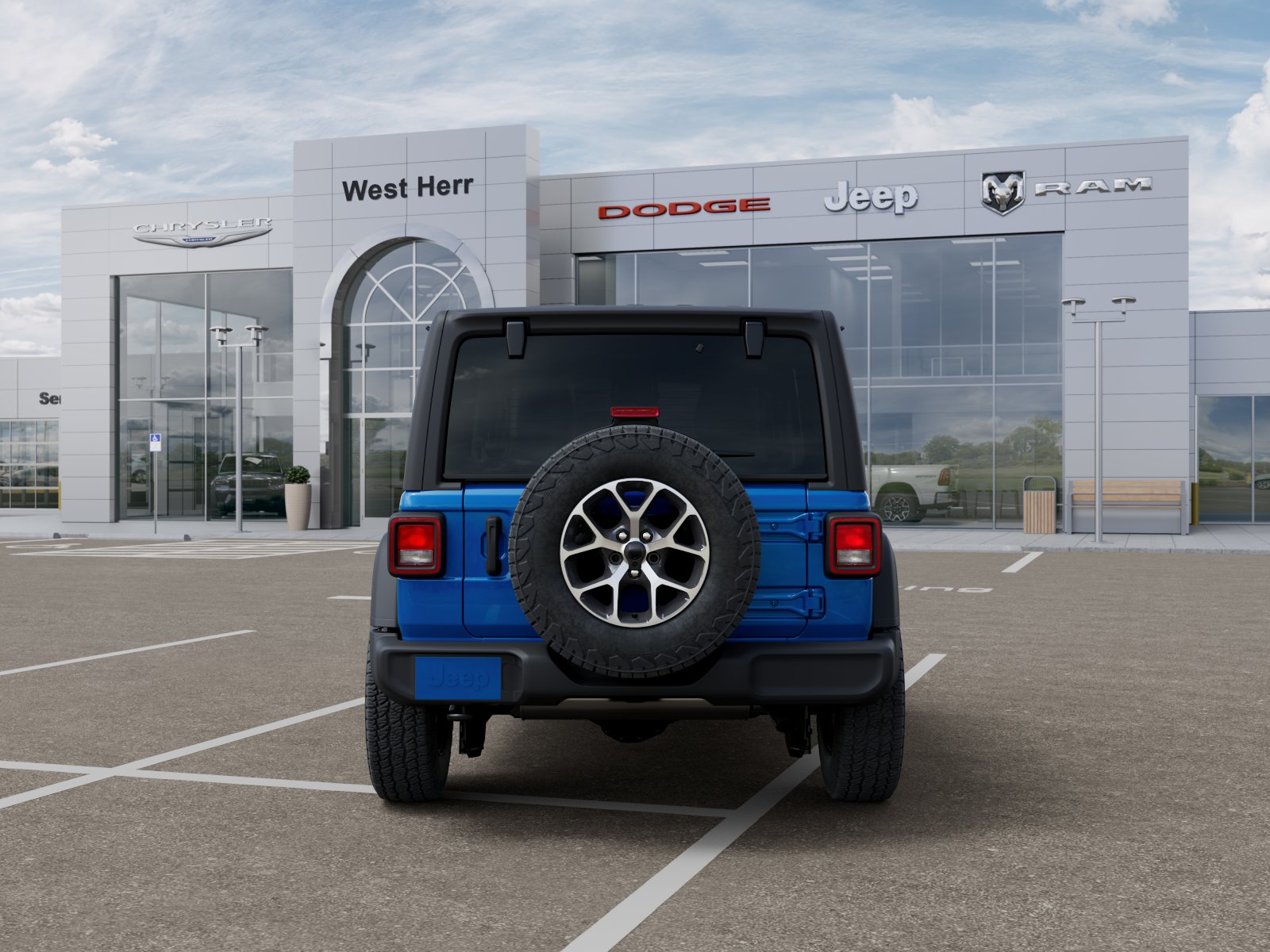 New 2026 Hydro Blue Pearl-Coat Exterior Paint Jeep Sport S image 19