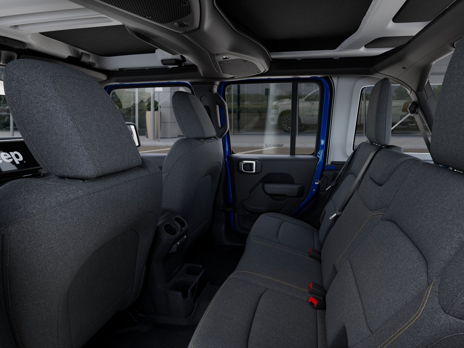 New 2026 Hydro Blue Pearl-Coat Exterior Paint Jeep Sport S image 35