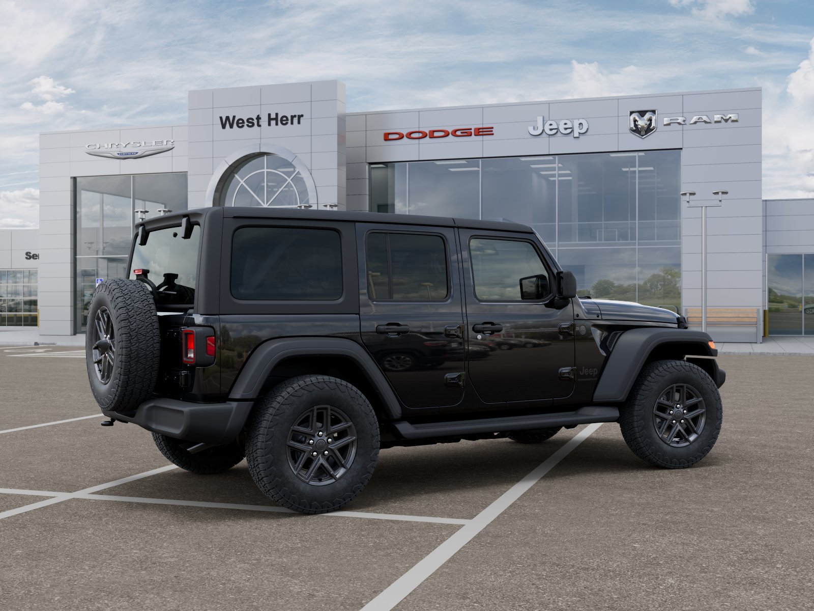 New 2026 Black Clear-Coat Exterior Paint Jeep Sport S image 16