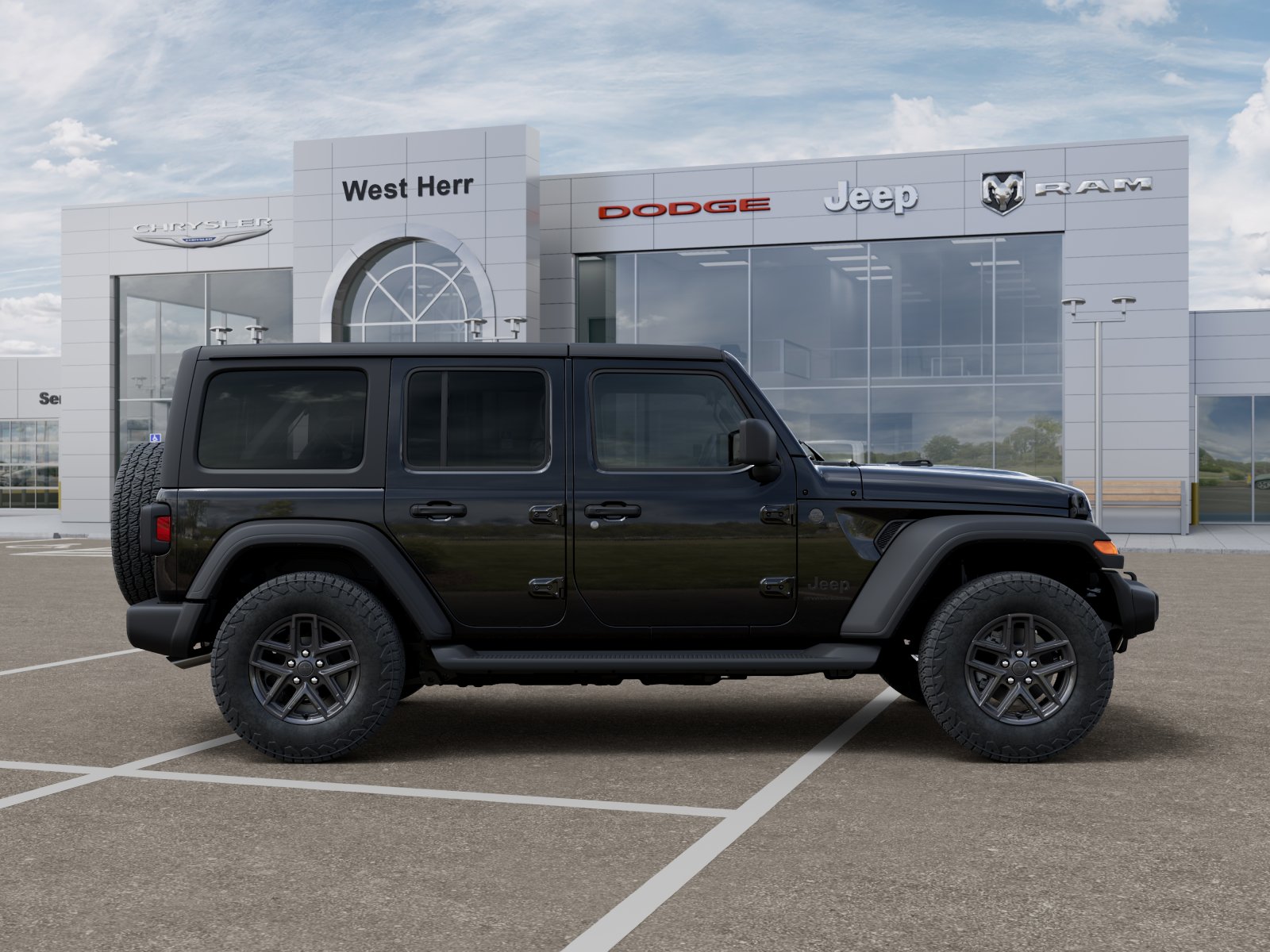New 2026 Black Clear-Coat Exterior Paint Jeep Sport S image 33