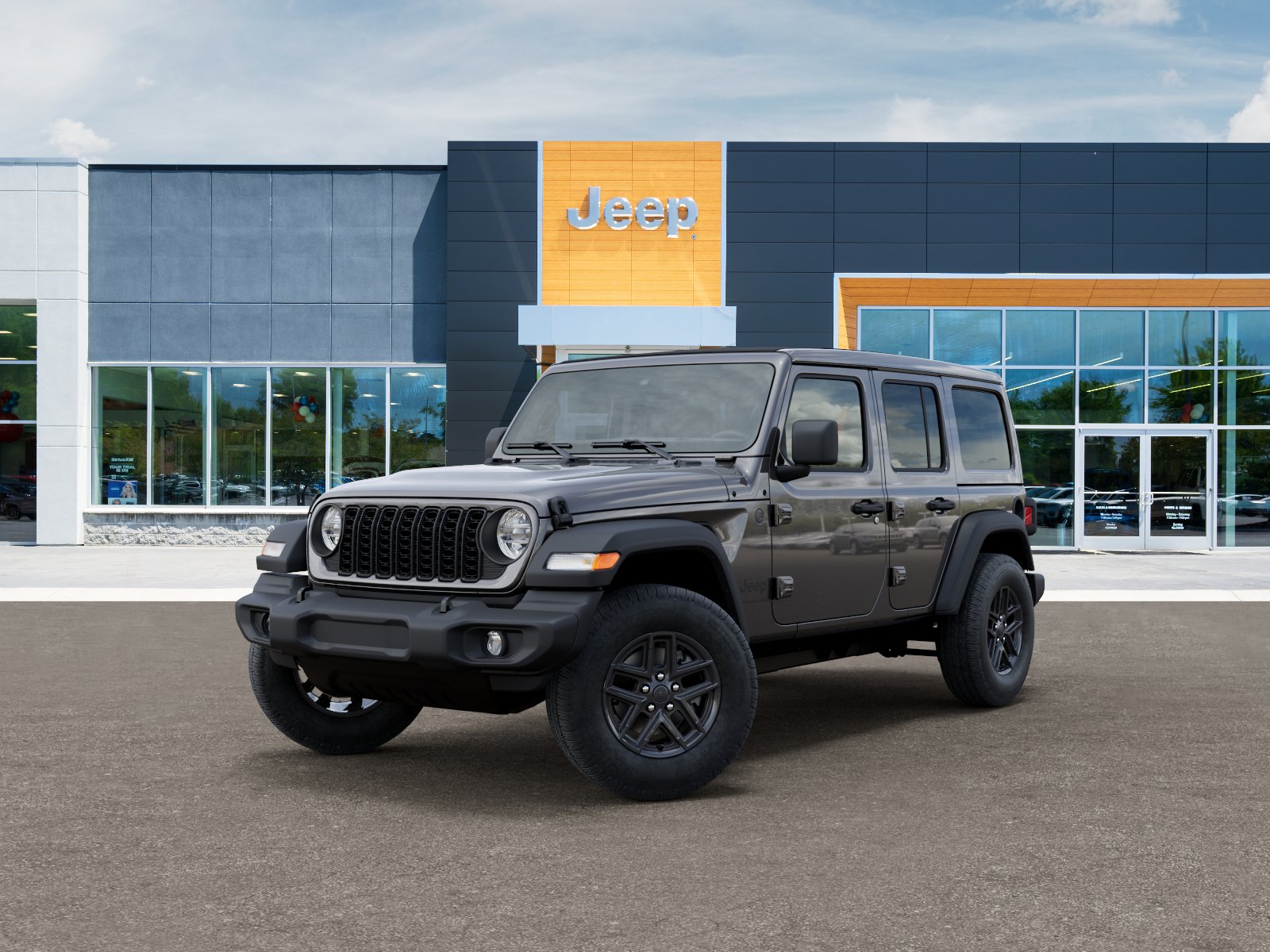 New 2026 Granite Crystal Metallic Clear-Coat Exterior Paint Jeep Sport S image 27